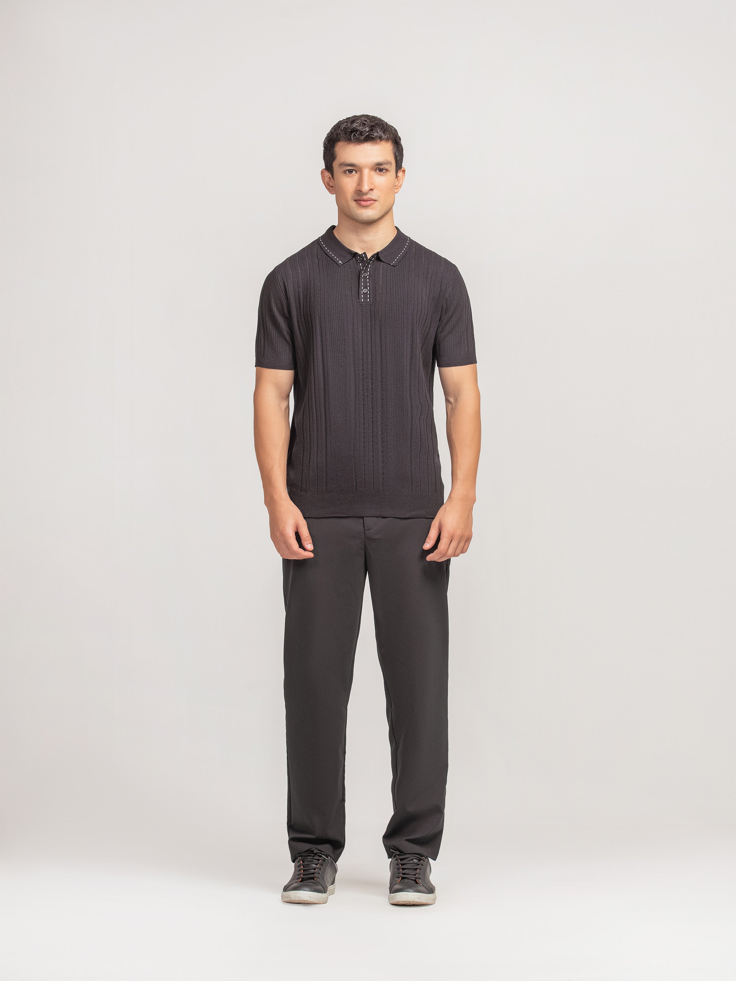 Regular Fit Knitted Polo - FMTCP5-202