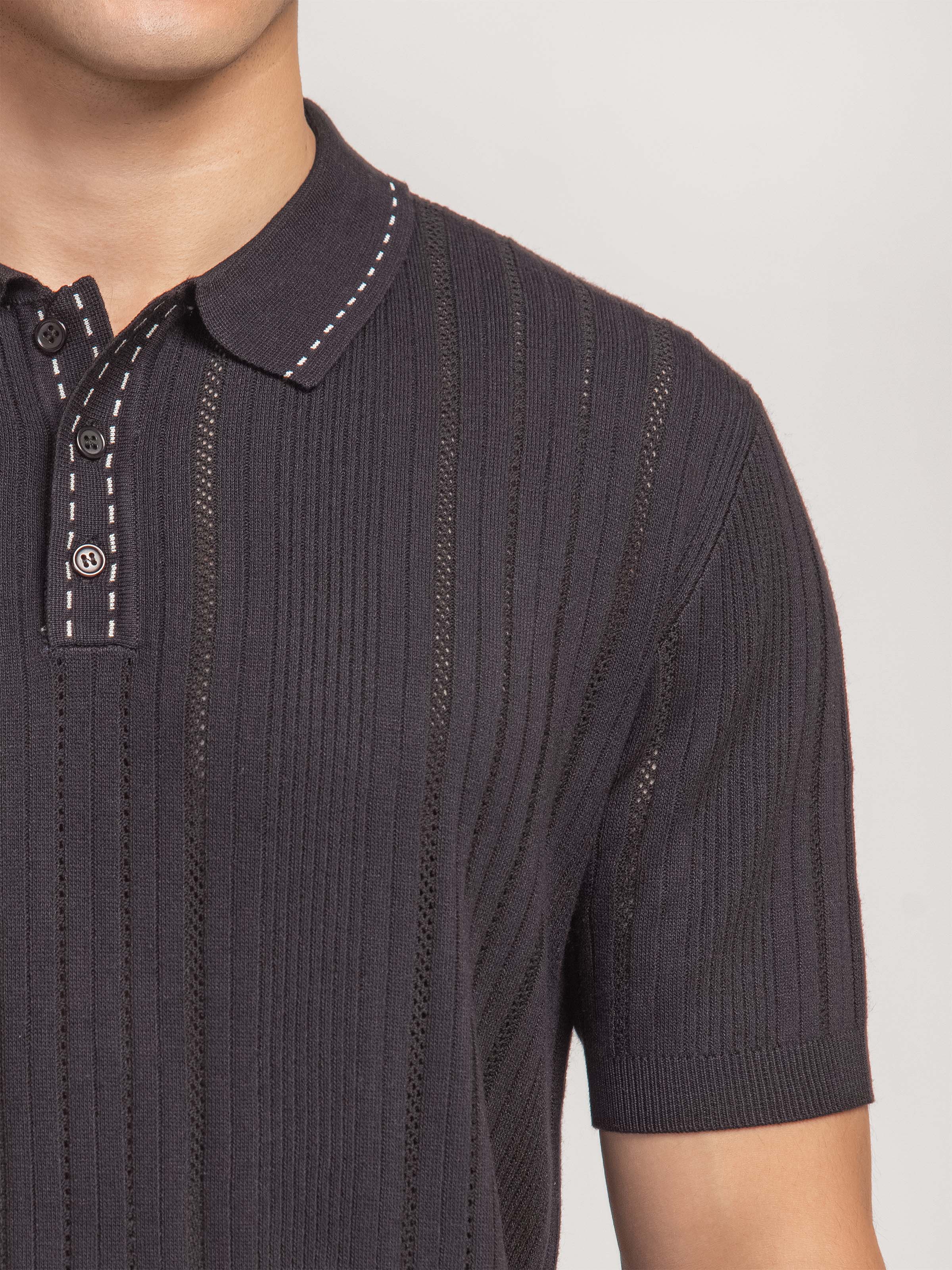 Regular Fit Knitted Polo - FMTCP5-202