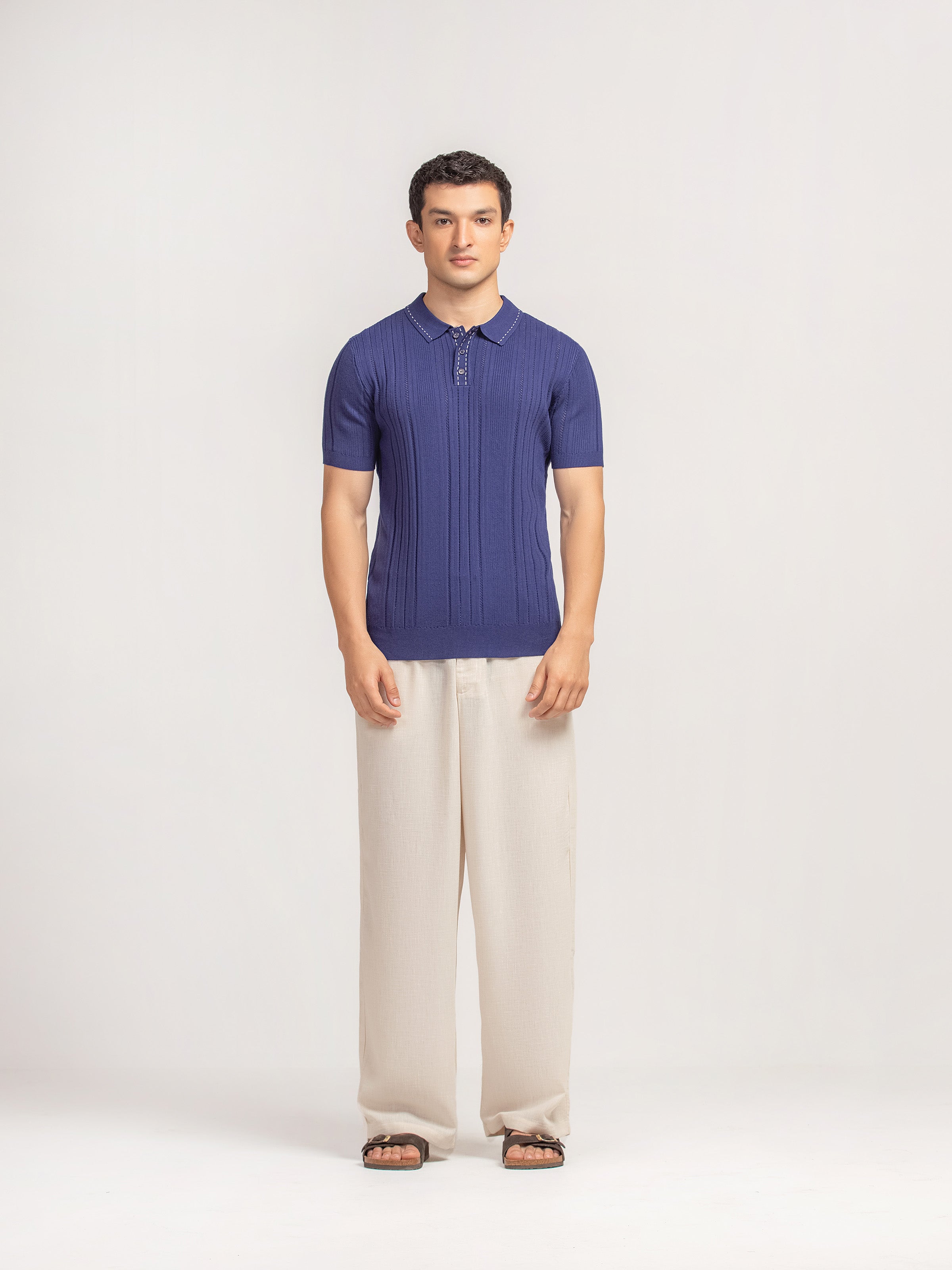 Regular Fit Knitted Polo - FMTCP5-203