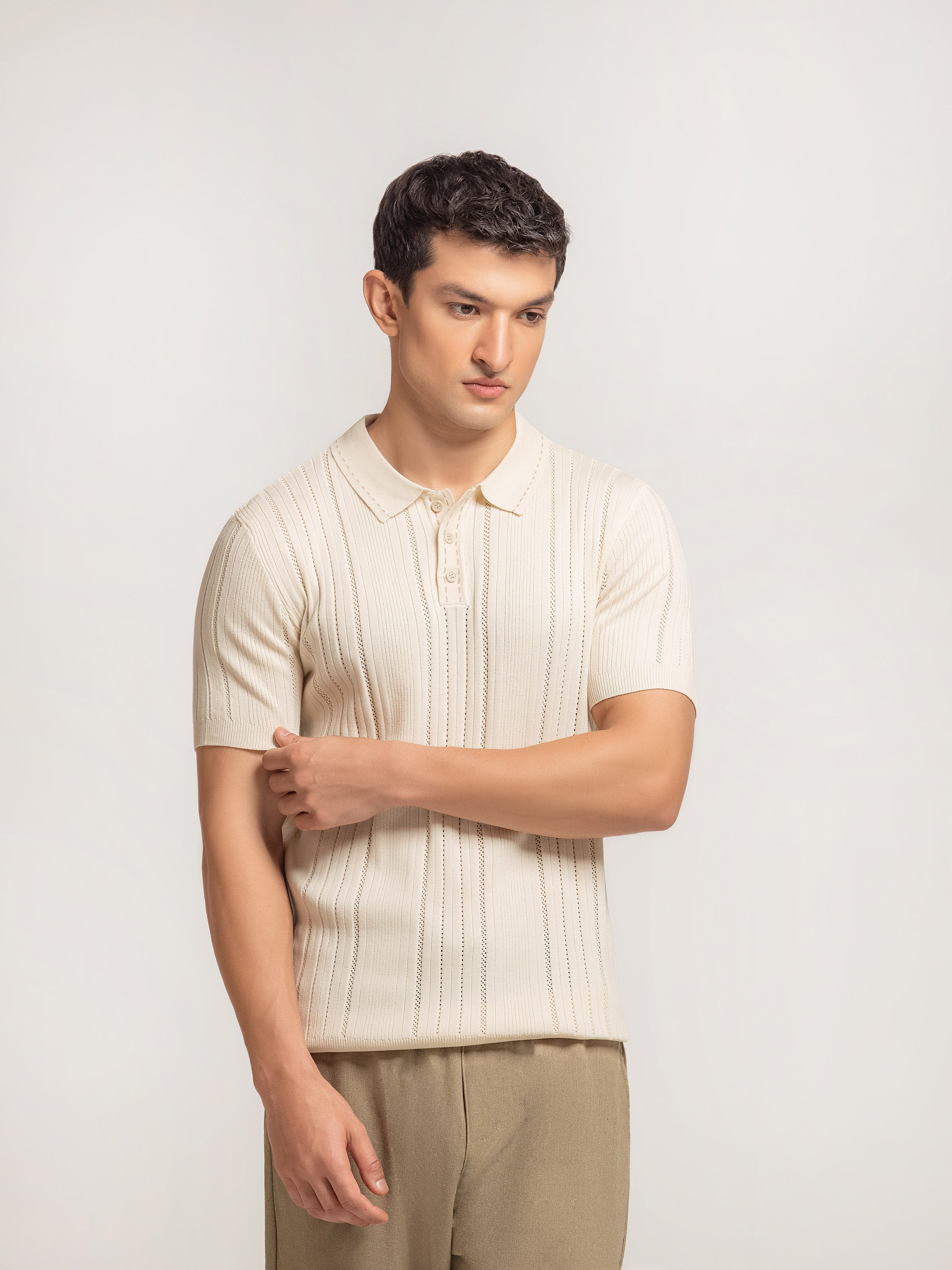 Regular Fit Knitted Polo - FMTCP5-204