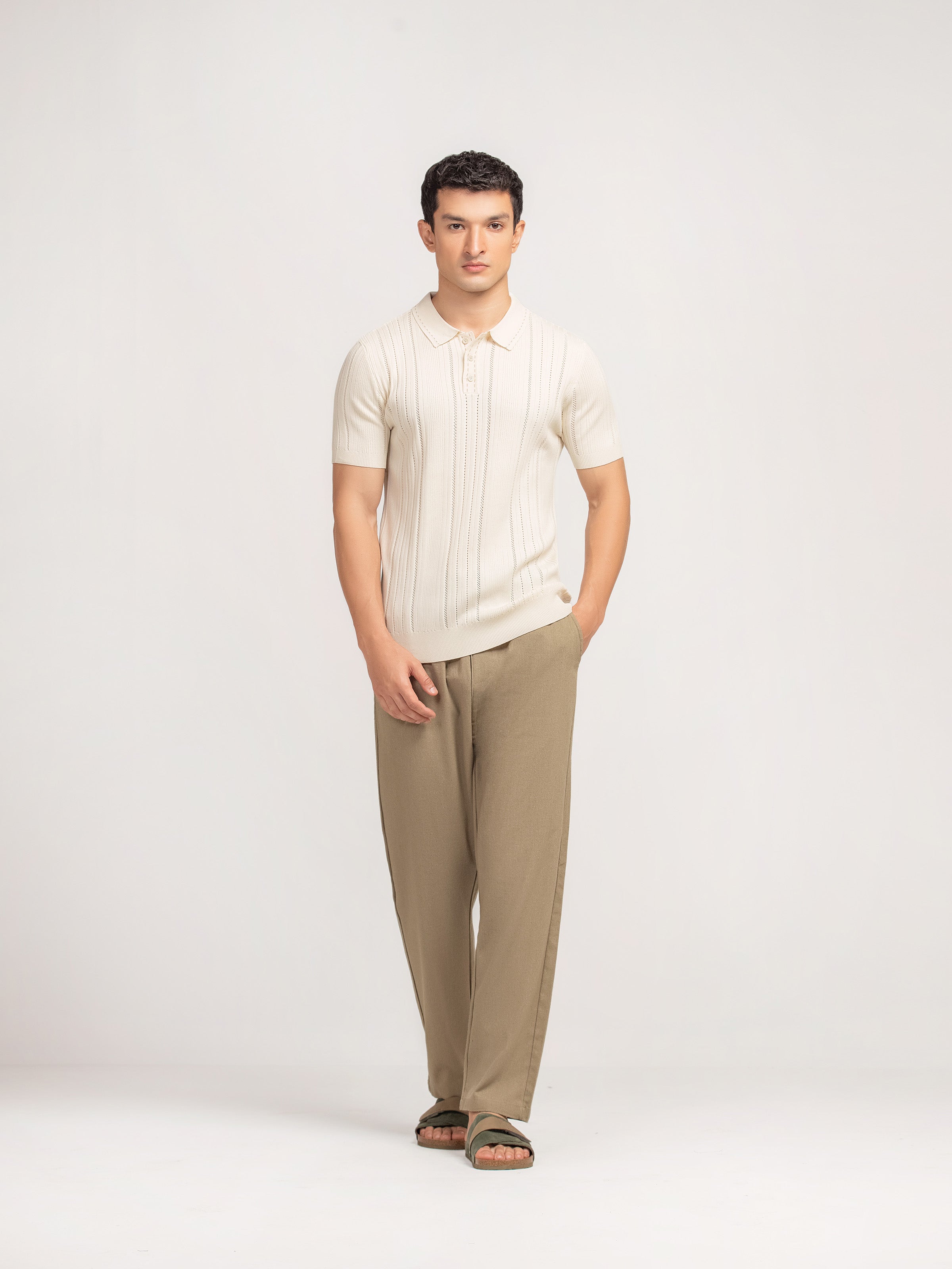 Regular Fit Knitted Polo - FMTCP5-204