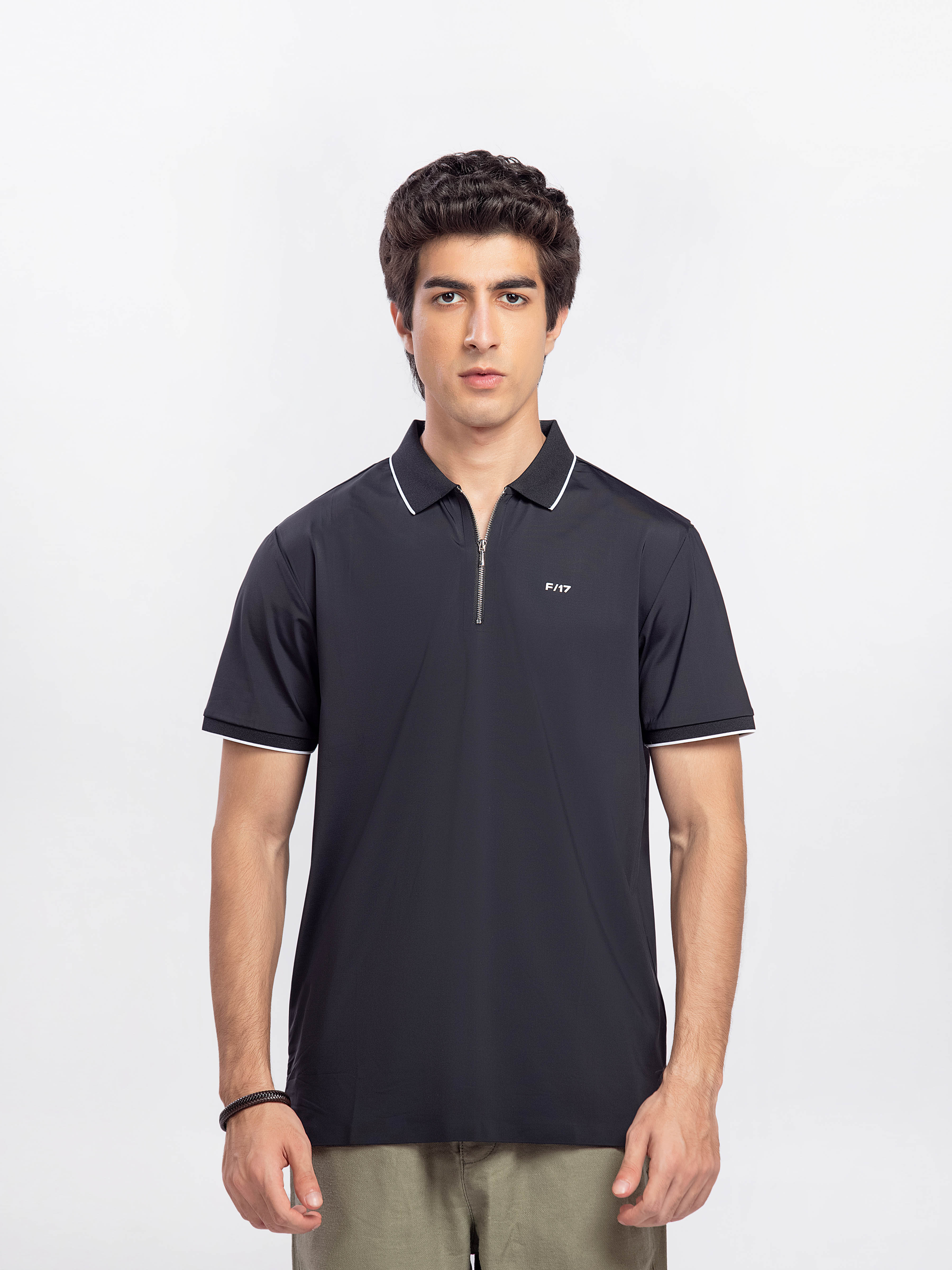 Regular Fit Zipper Polo - FMTCP5-217