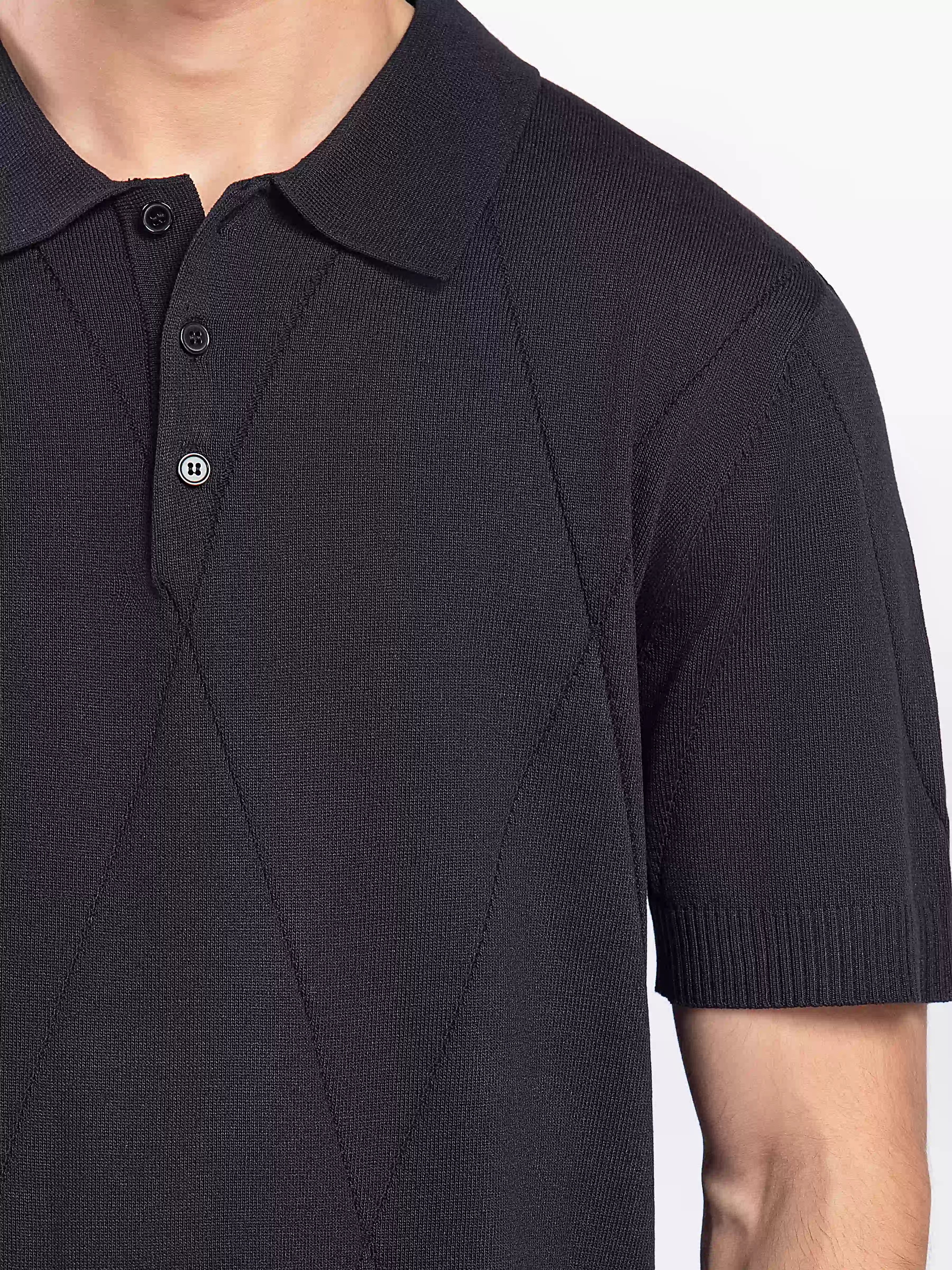 Regular Fit Knitted Polo - FMTCP5-223