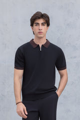 Accent Knitted Polo - FMTCP6-088
