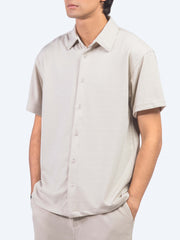 Textured Co-ord Set Shirt - FMTCS5-010