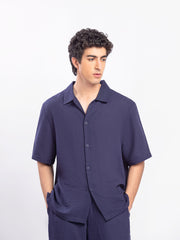 Twill Half Sleeves Co-ord Set Shirt - FMTCS5-014