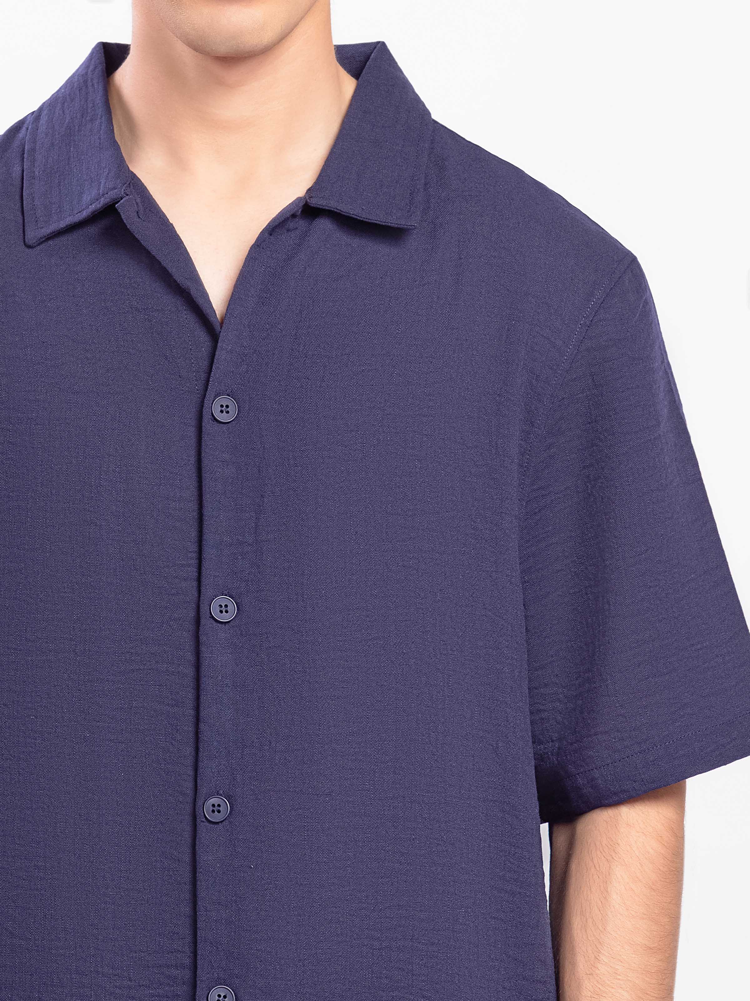 Regular Fit Co-ord Set Shirt - FMTCS5-014