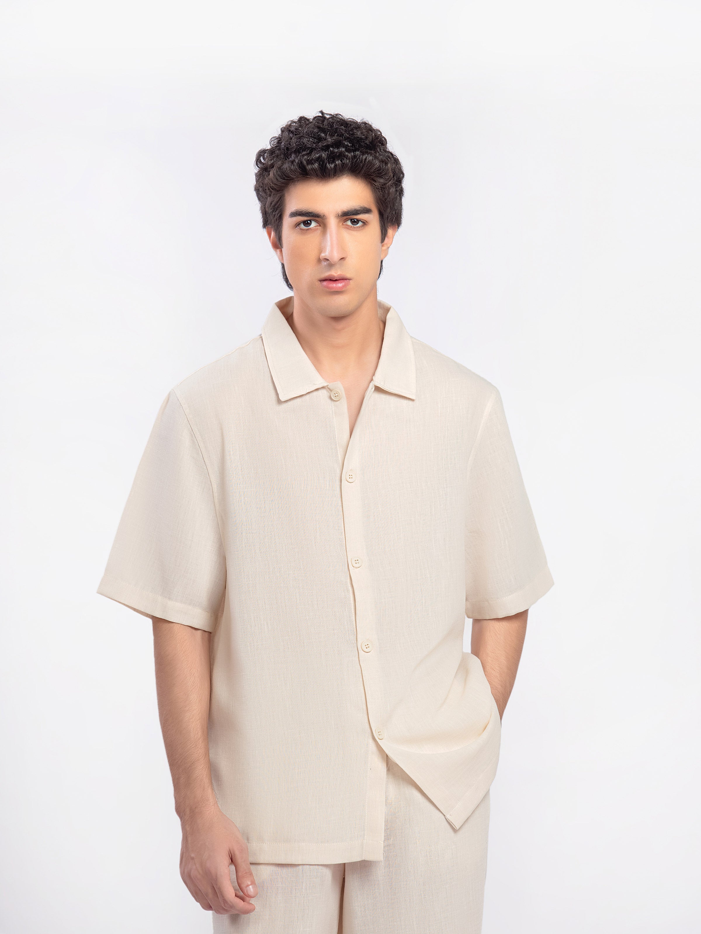 Regular Fit Co-ord Set Shirt - FMTCS5-015