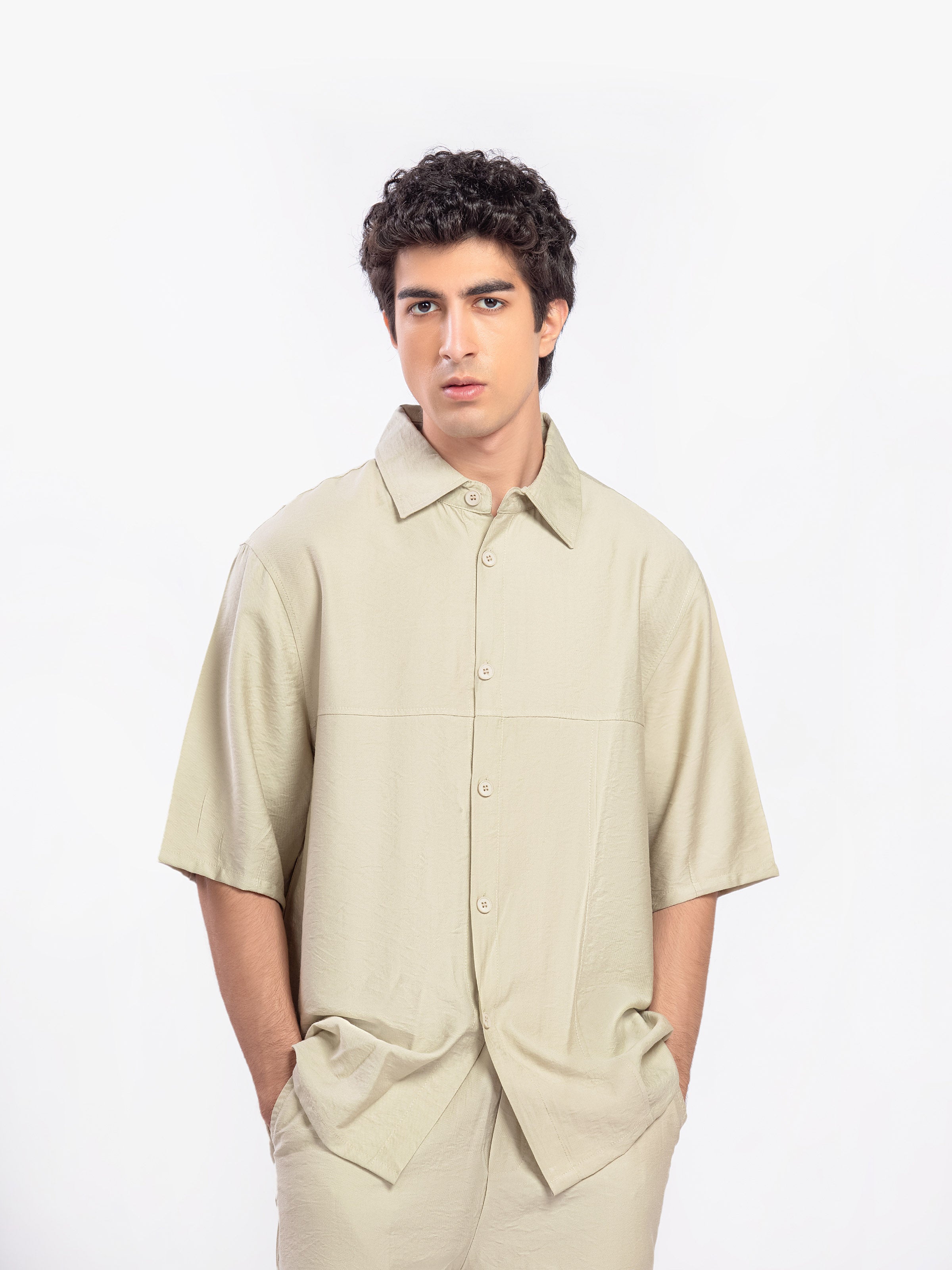 Regular Fit Co-ord Set Shirt - FMTCS5-017