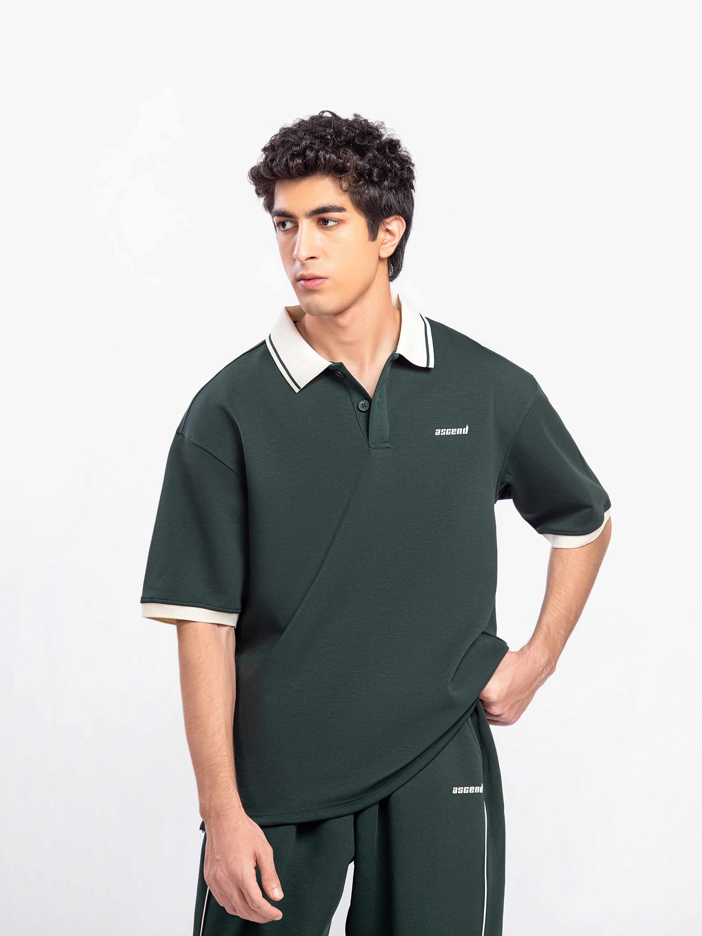 Knitted Co-ord Set Polo - FMTCS5-025