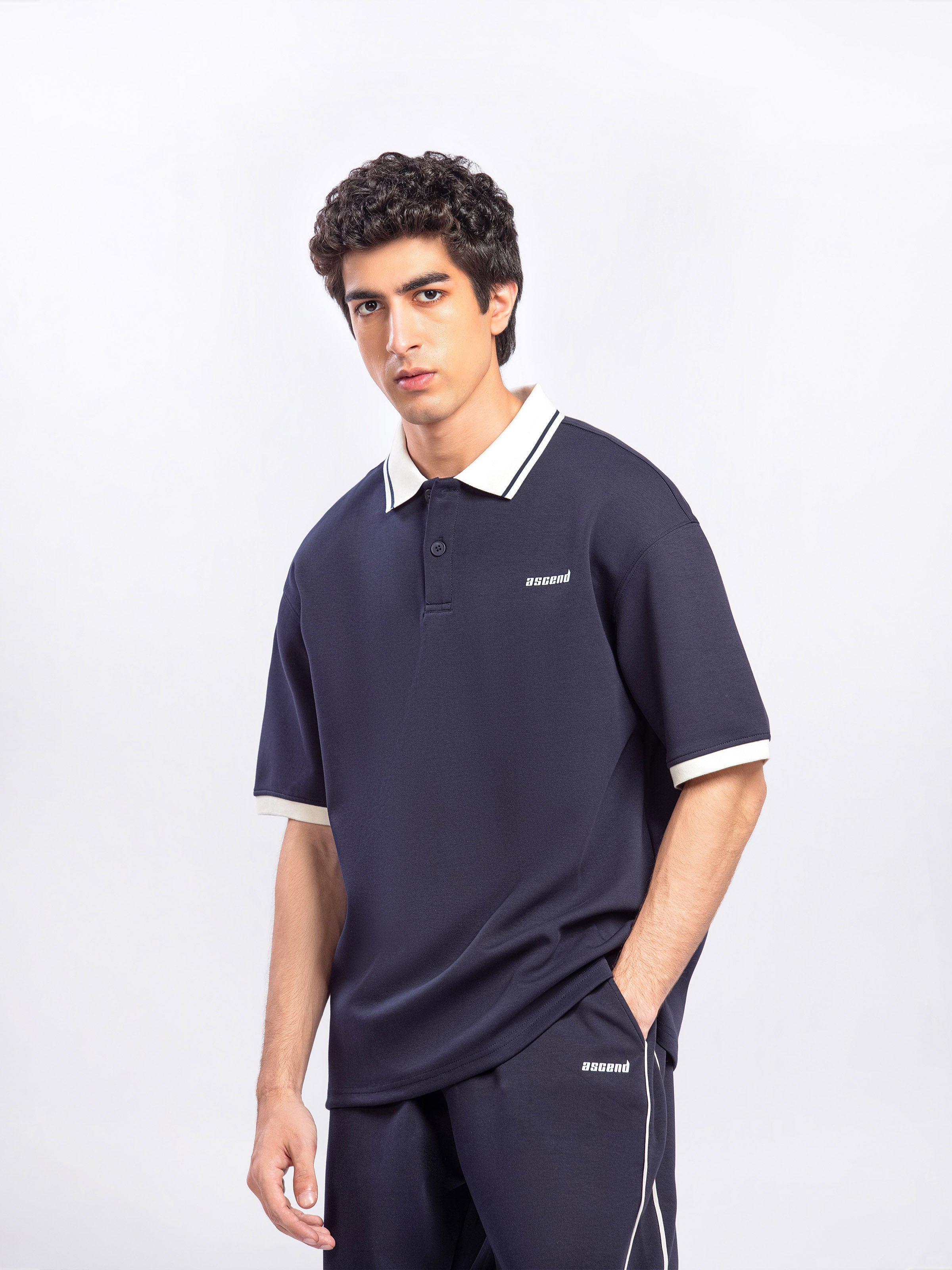 Knitted Co-ord Set Polo - FMTCS5-026