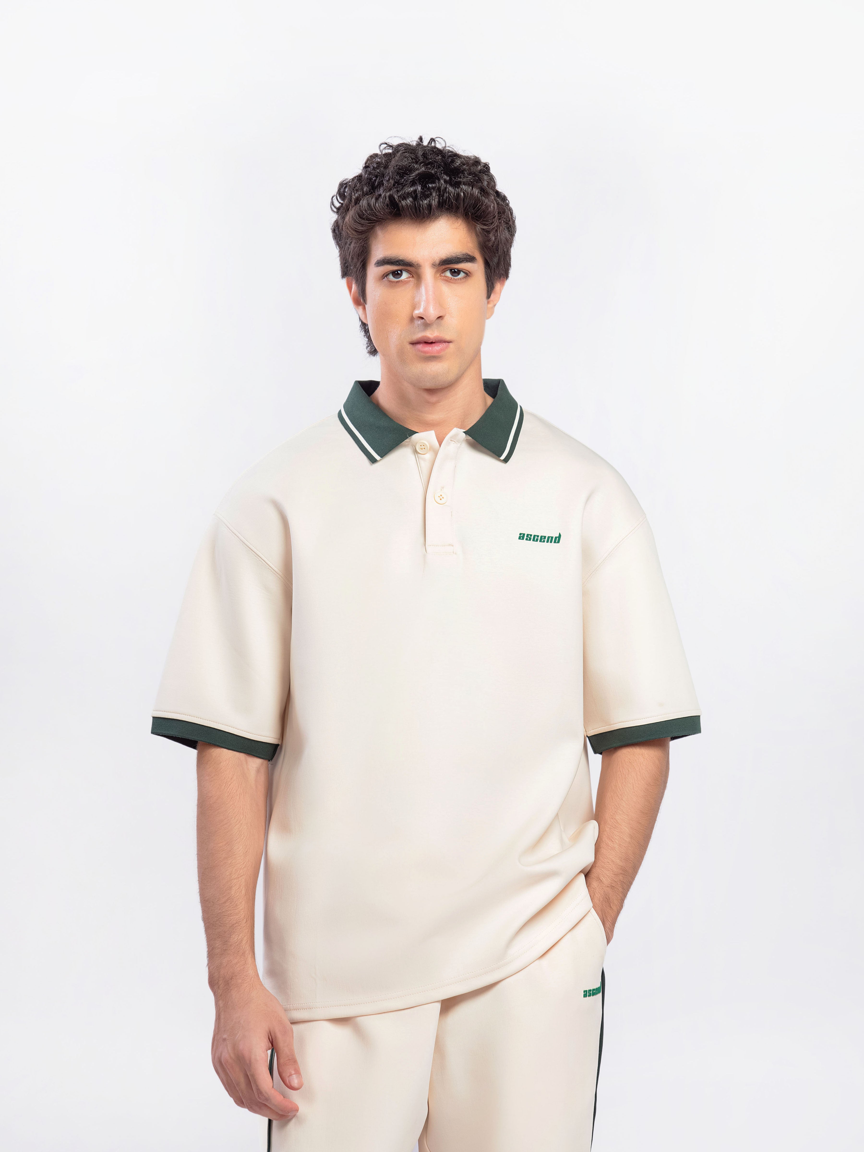Knitted Co-ord Set Polo - FMTCS5-027