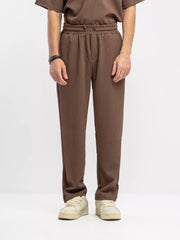 Textured Co-ord Set Trousers - FMBCS5-055
