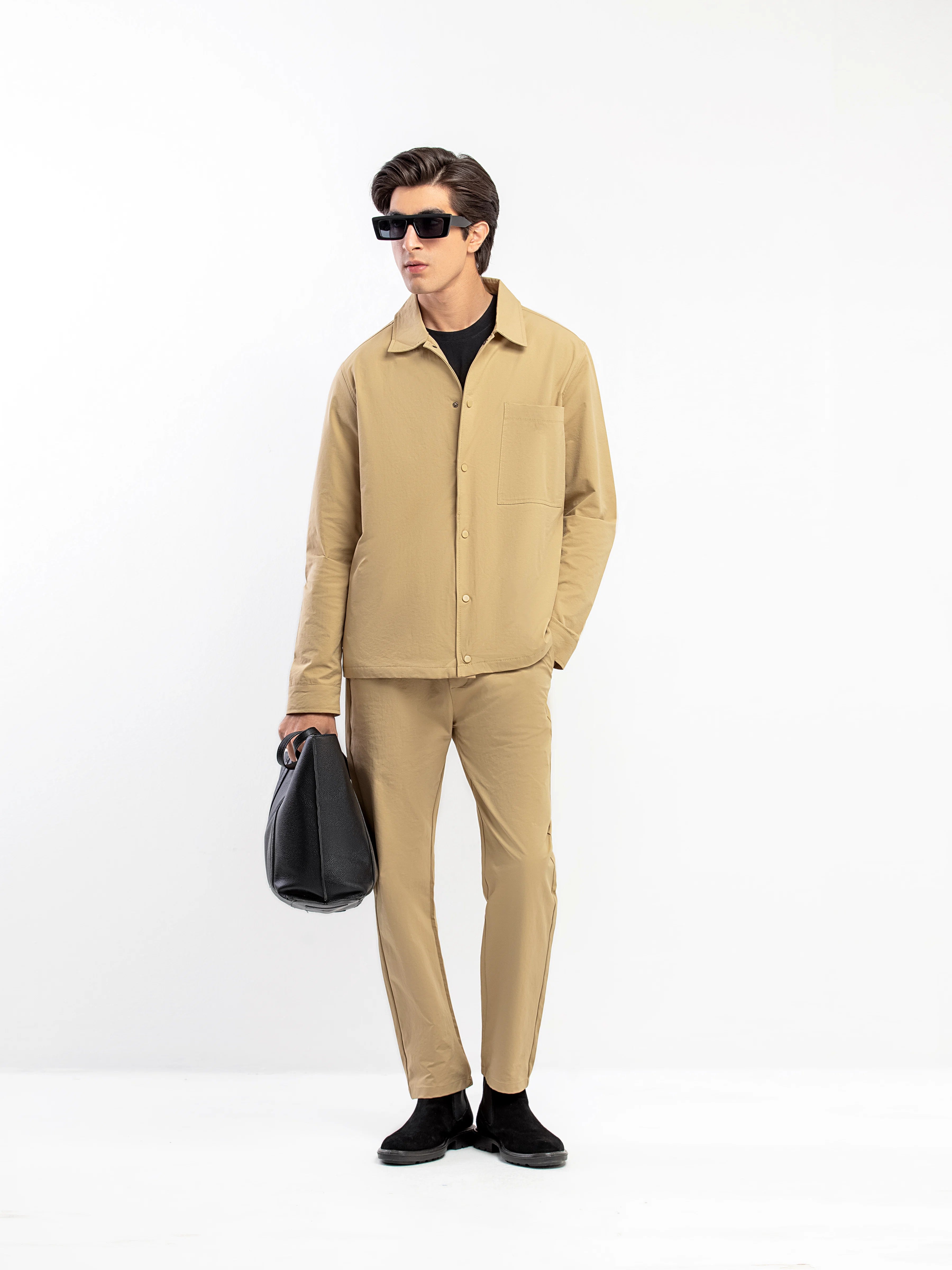 Regular Fit Co-ord Set Shirt - FMTCS5-069