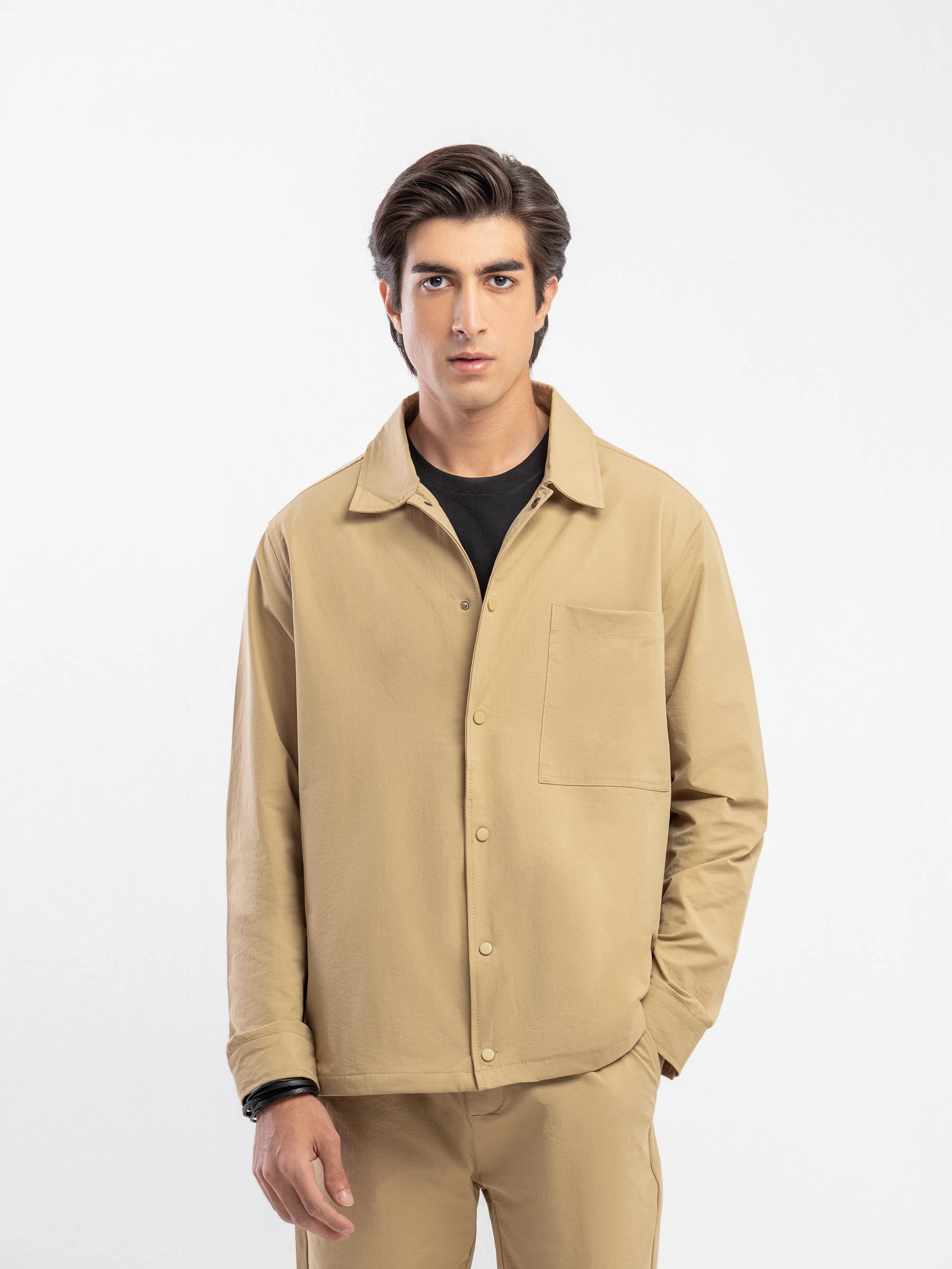 Regular Fit Co-ord Set Shirt - FMTCS5-069