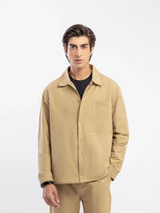 Woven Co-ord Set Overshirt