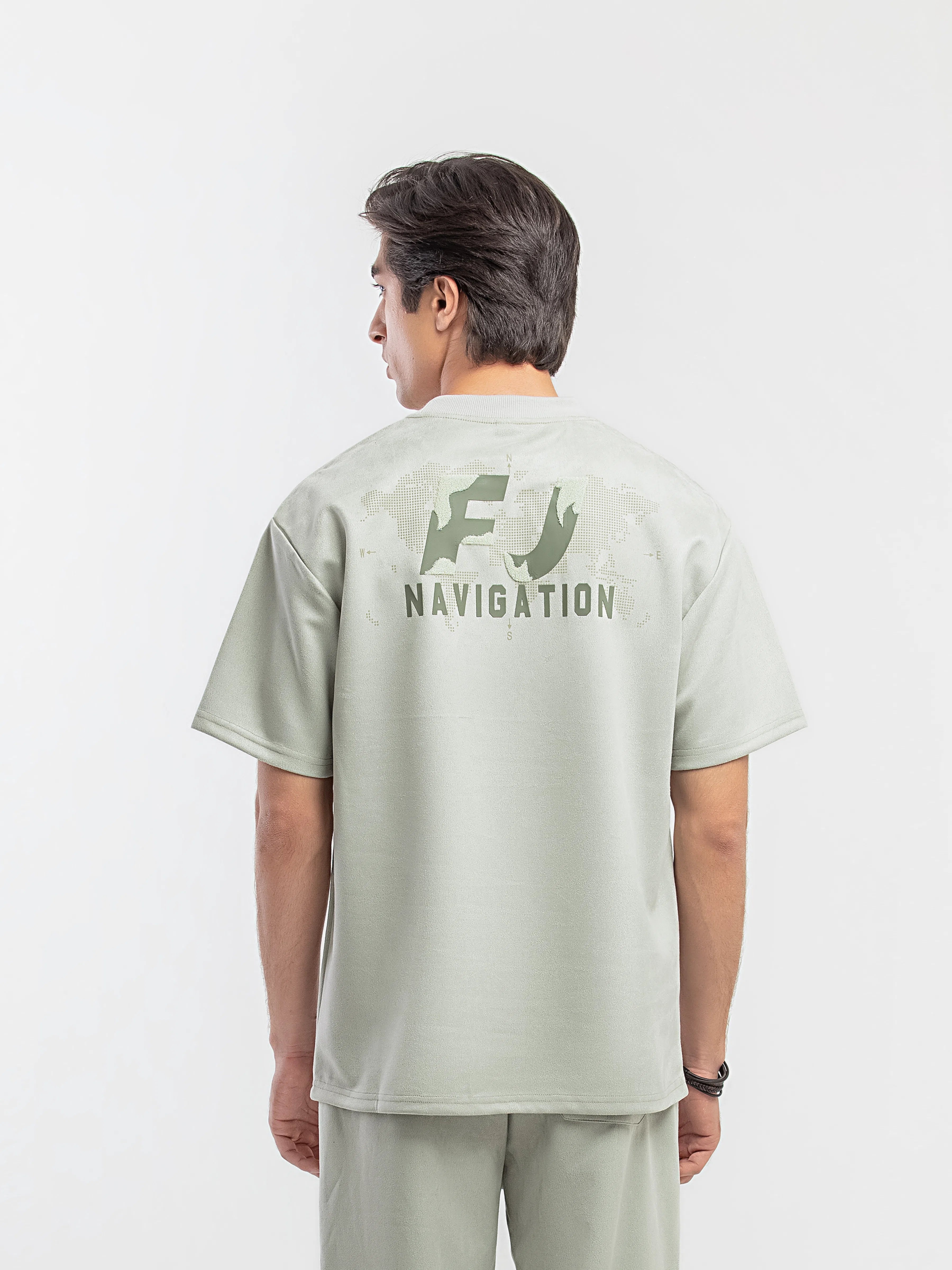 Suede Co-ord Set Tee - FMTCS5-078