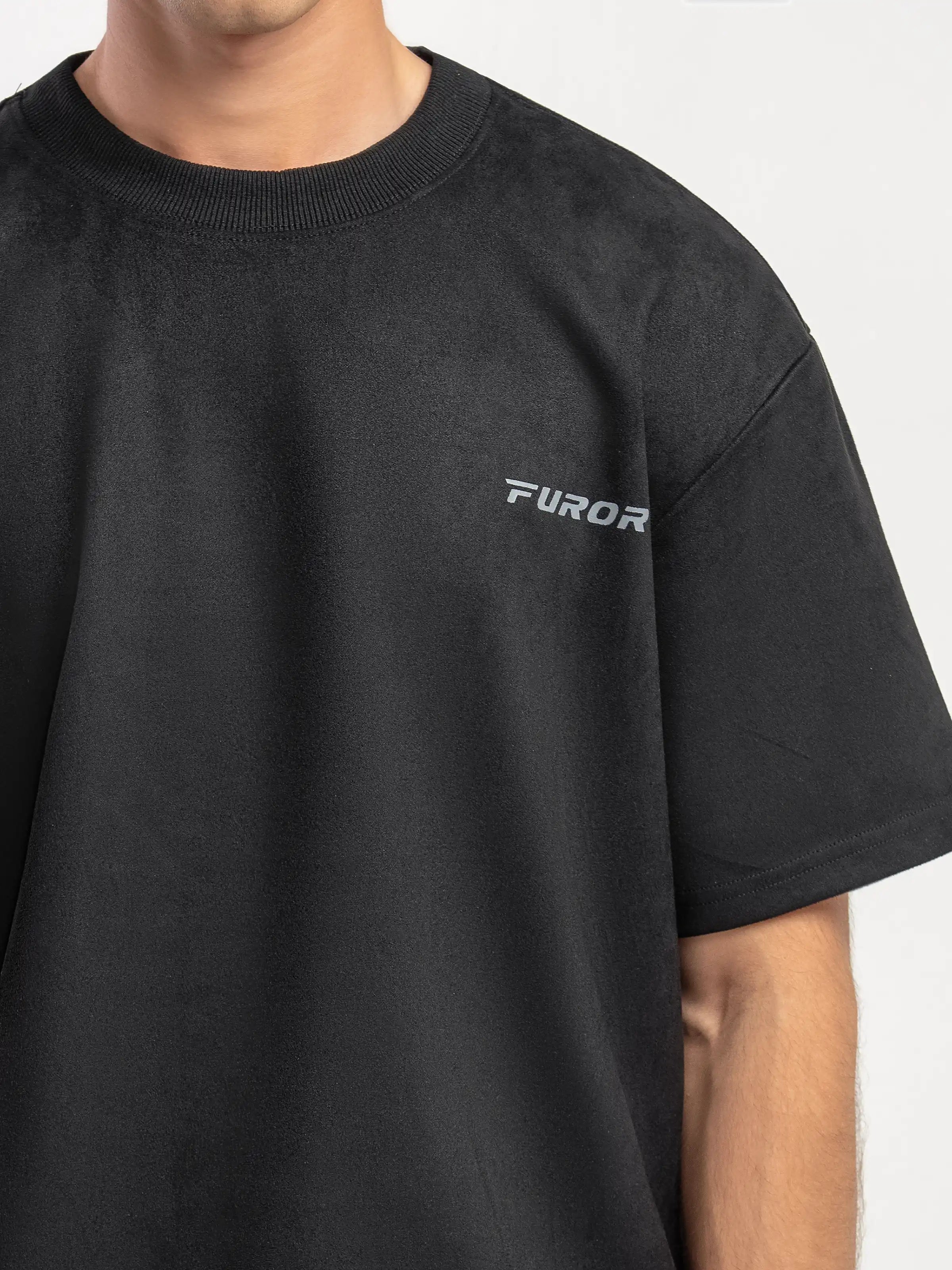 Suede Co-ord Set Tee - FMTCS5-084