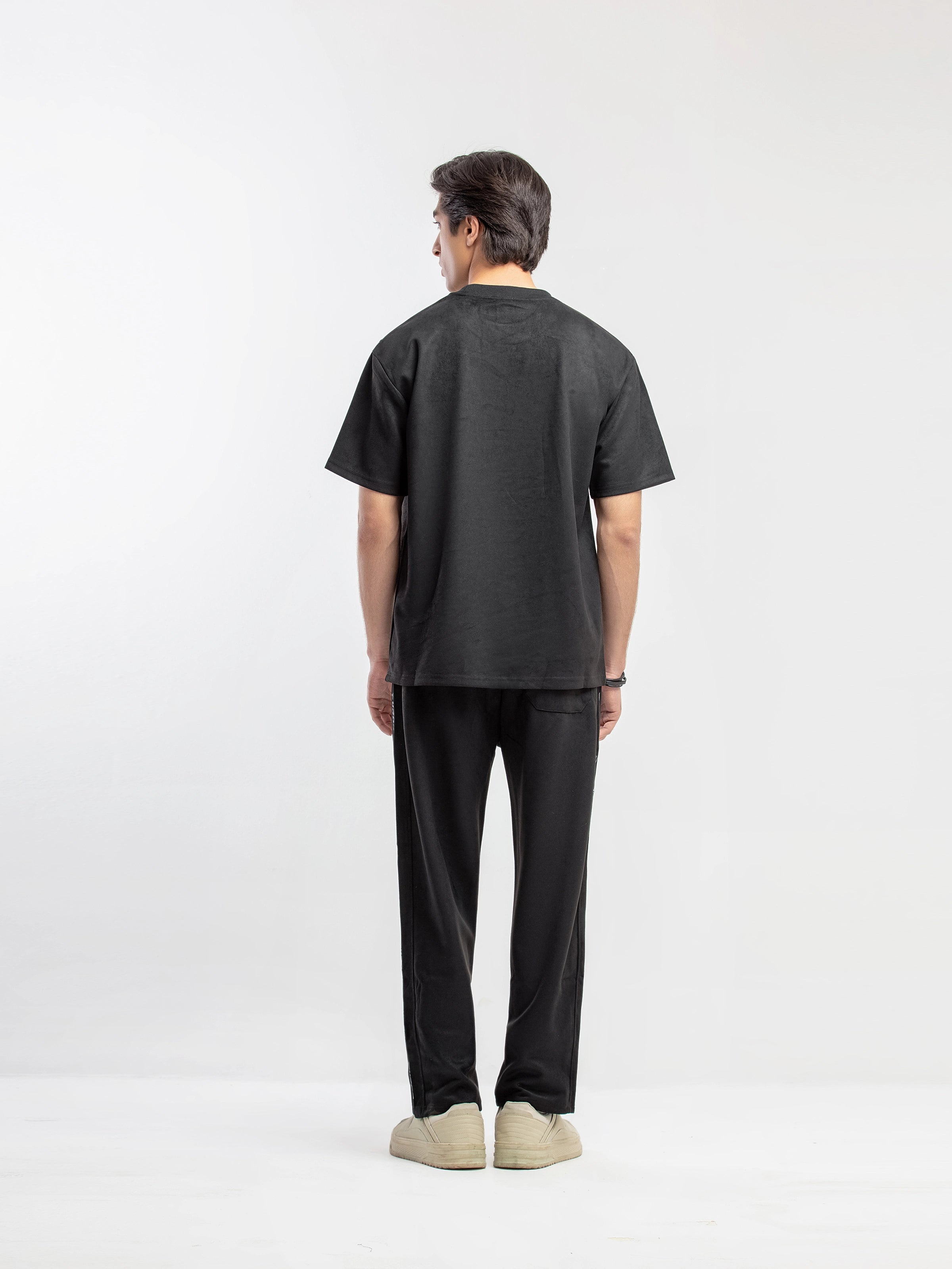 Suede Co-ord Set Tee - FMTCS5-084