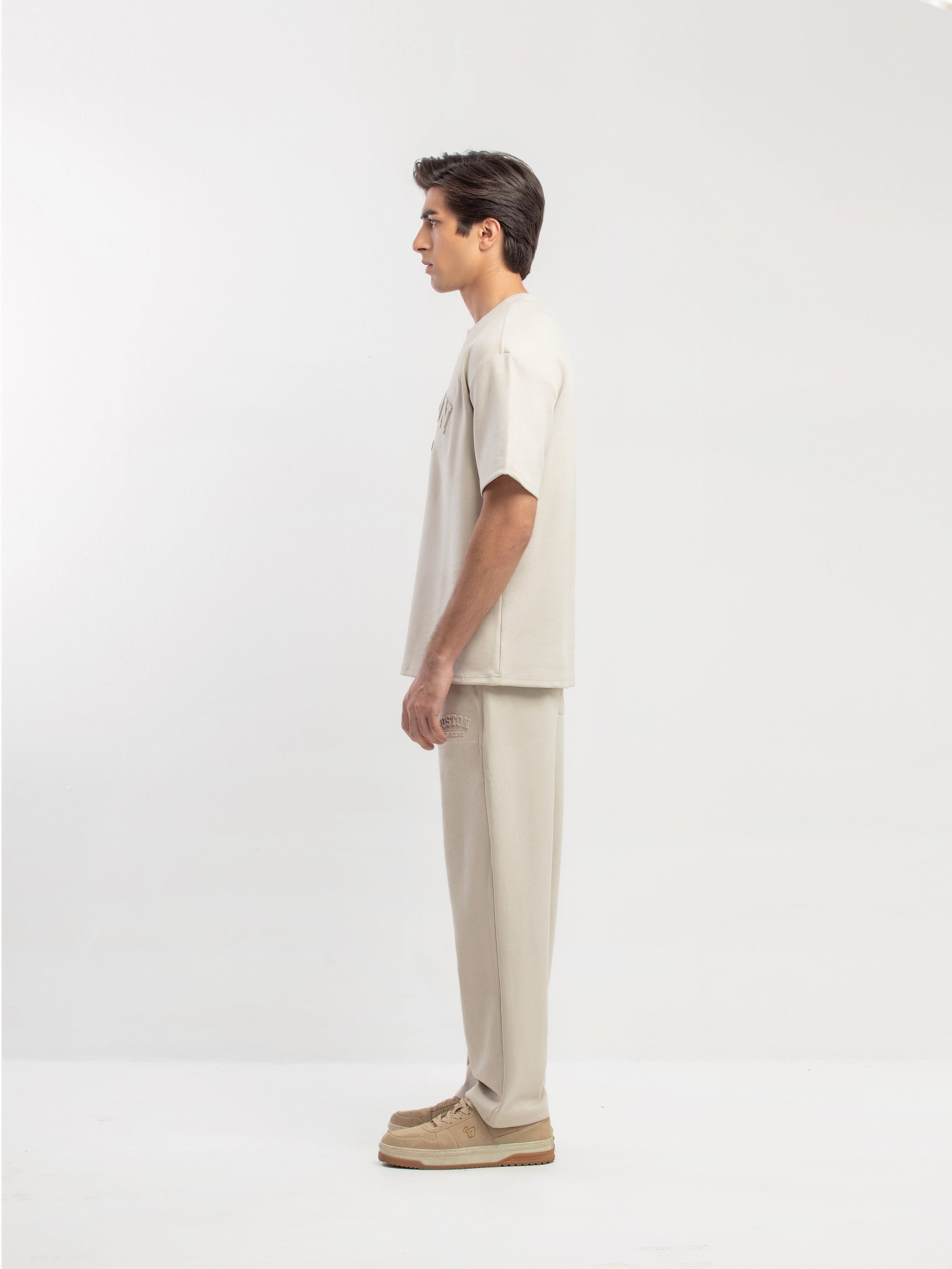 Suede Co-ord Set Tee - FMTCS5-086