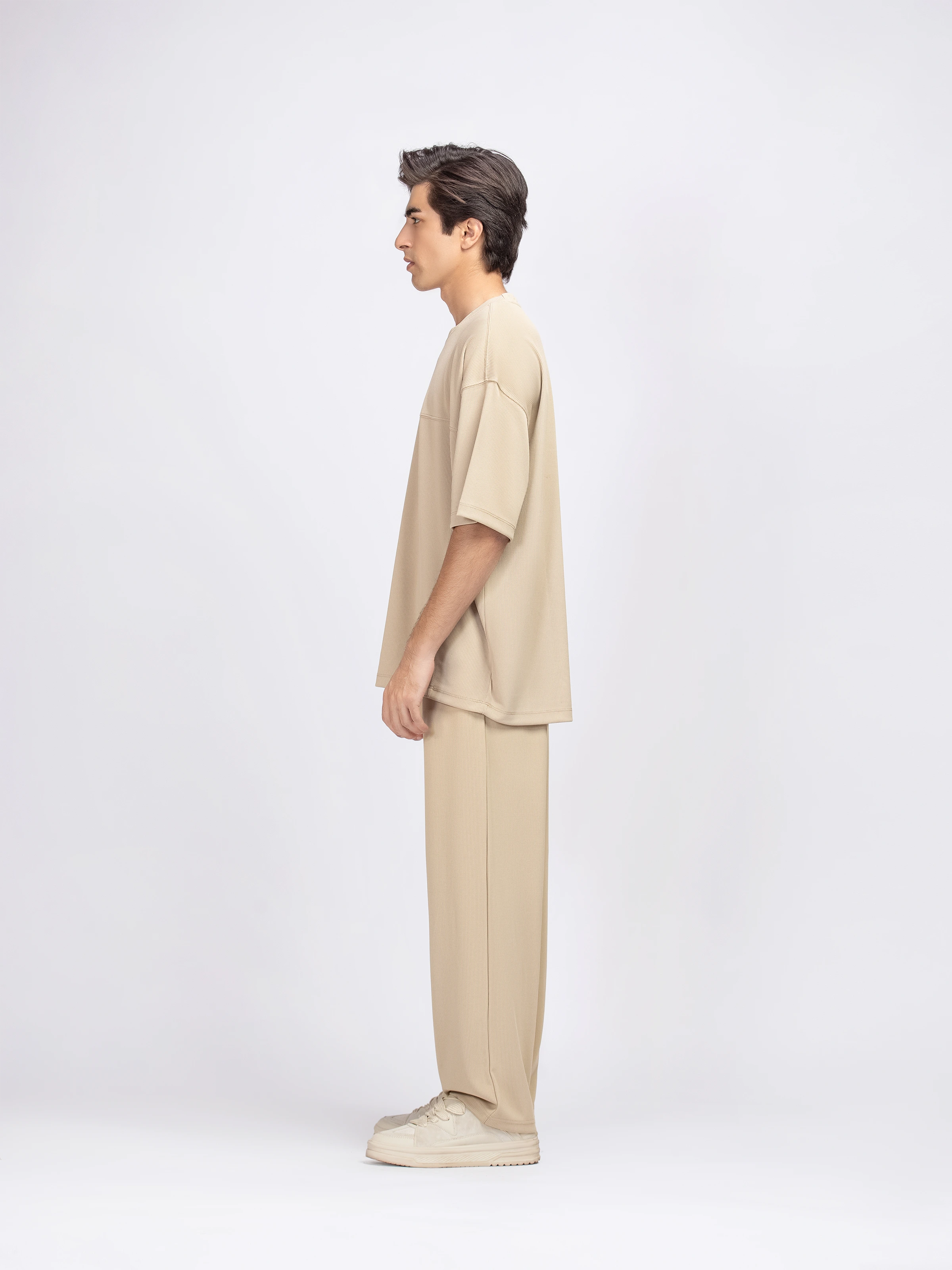 Relaxed Fit Co-ord Set Tee - FMTCS5-099