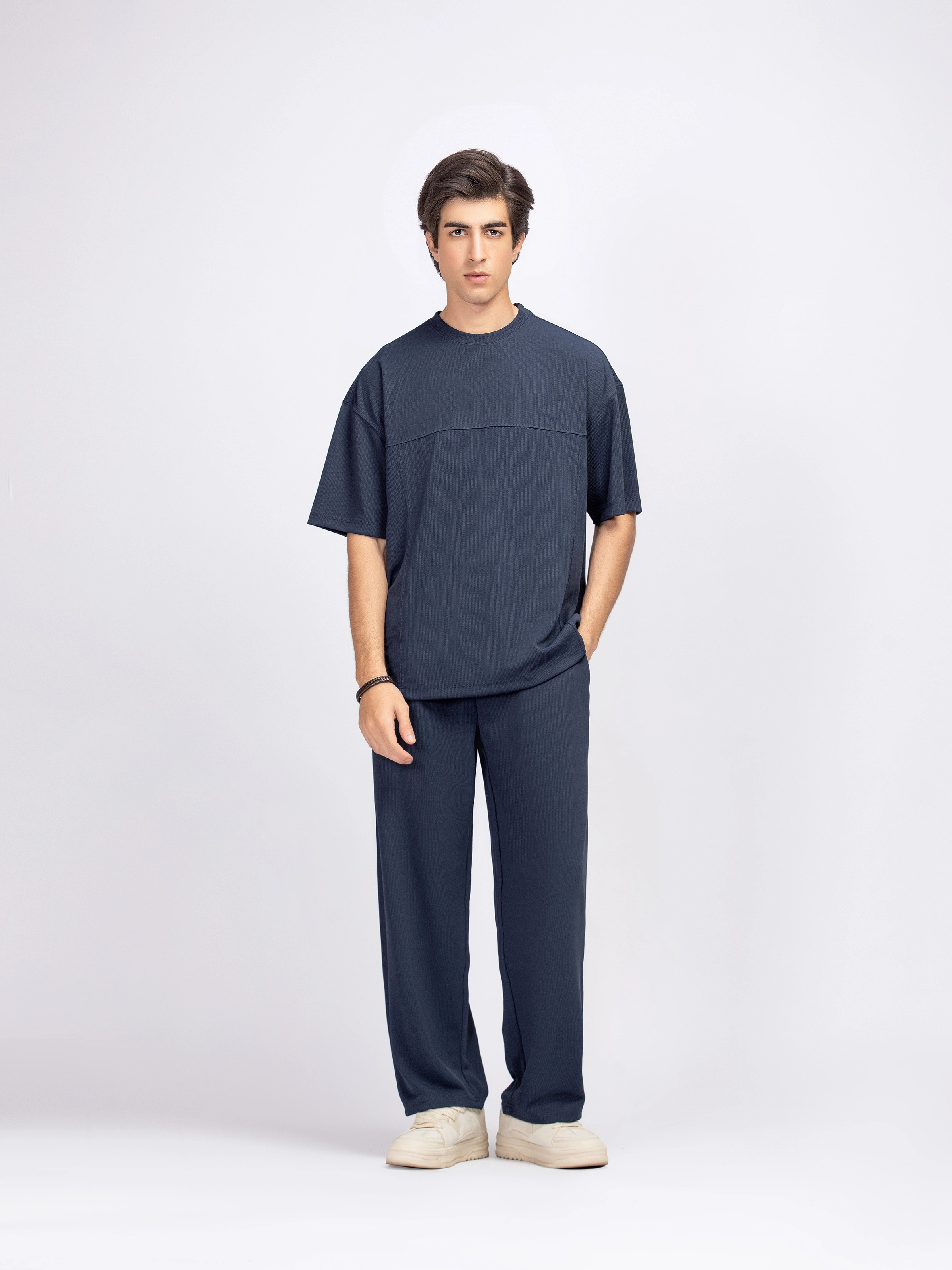 Relaxed Fit Co-ord Set Tee - FMTCS5-108
