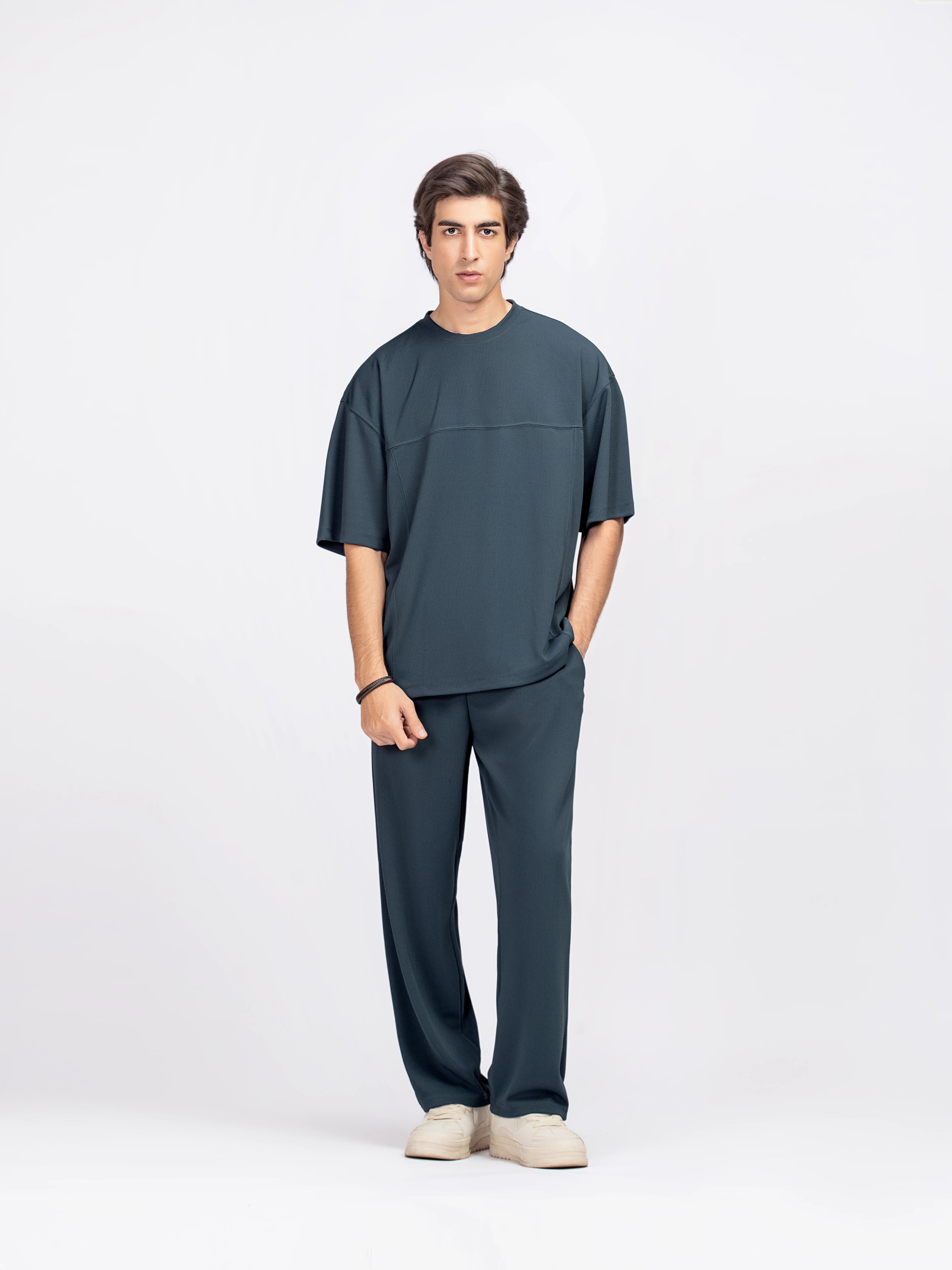 Relaxed Fit Co-ord Set Tee - FMTCS5-109