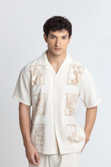Tribal Resort Co-ord Set Shirt - FMTCS6-011