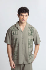 Tribal Resort Co-ord Set Shirt - FMTCS6-012