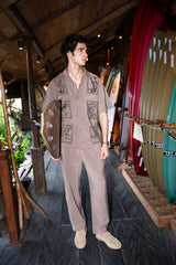 Tribal Resort Co-ord Set Shirt - FMTCS6-013