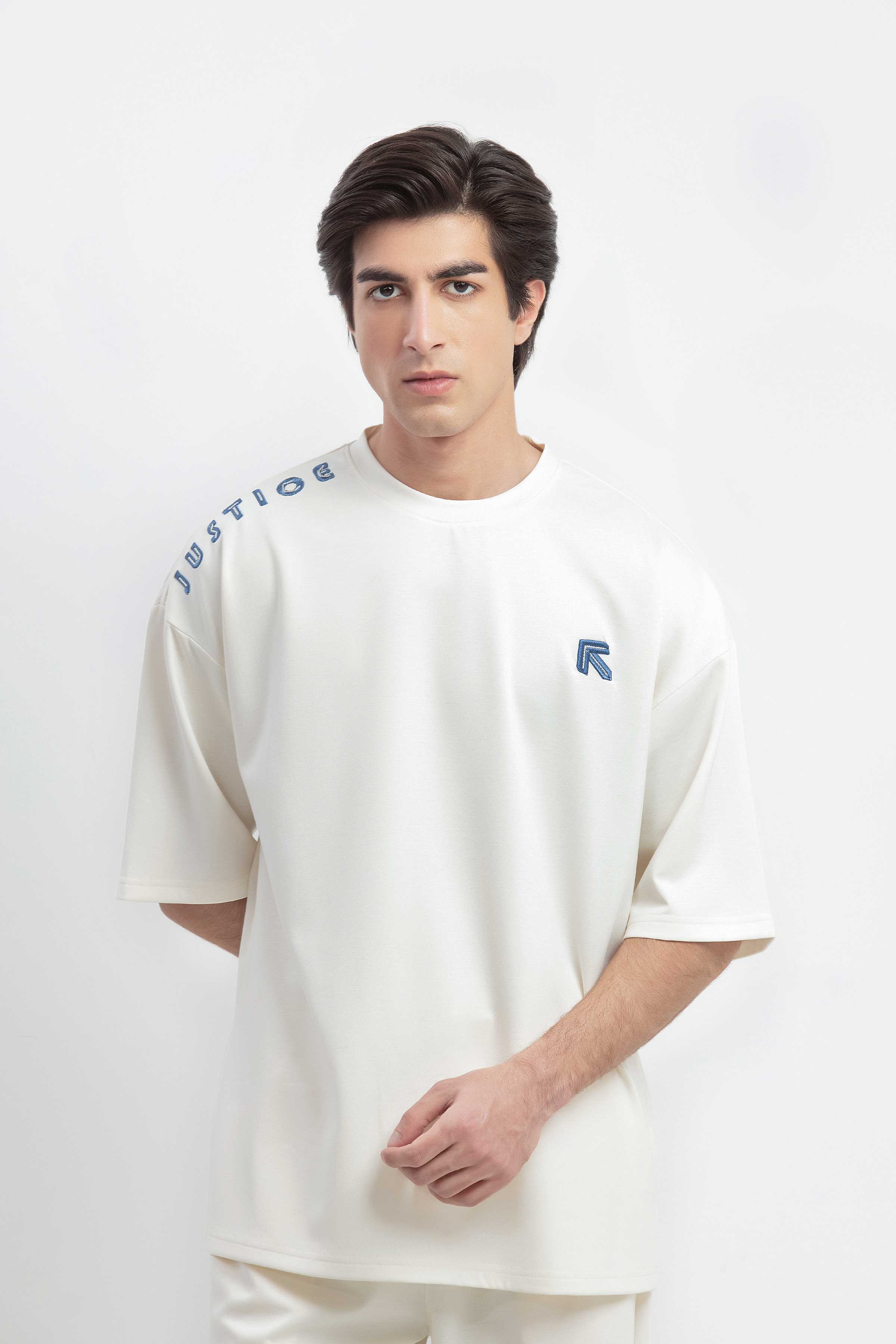 Buy FUROR Interlock Co-ord Set Tee online - FMTCS6-047 – FURORJEANS