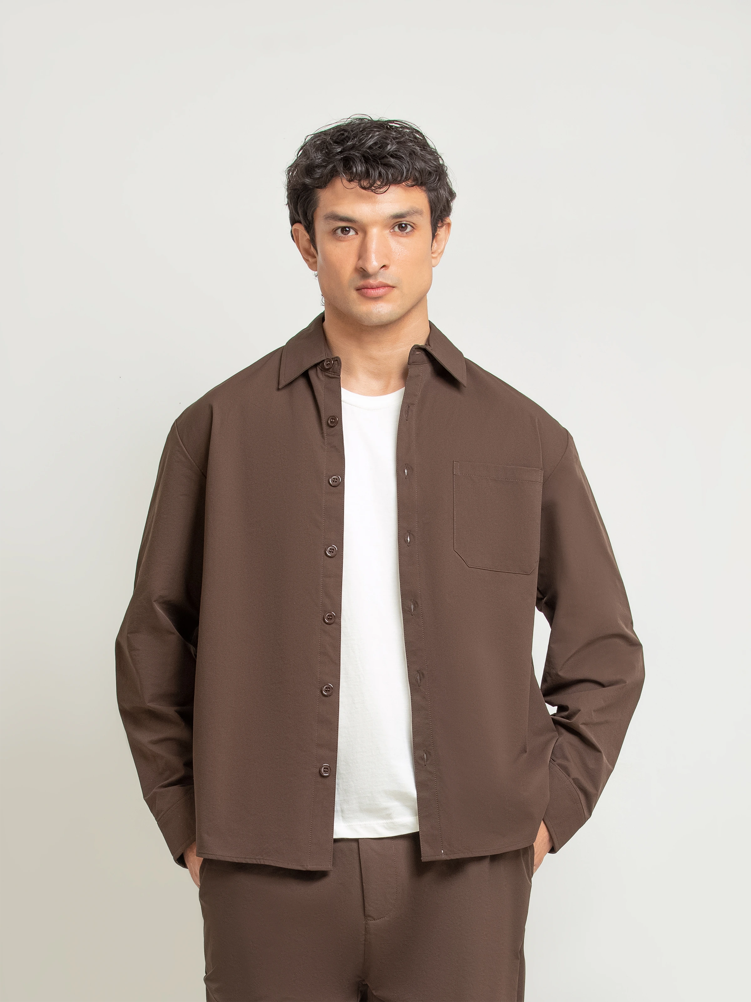 Buy FUROR Relaxed Fit Co-ord Set Shirt online - FMTCS6-119 – FURORJEANS