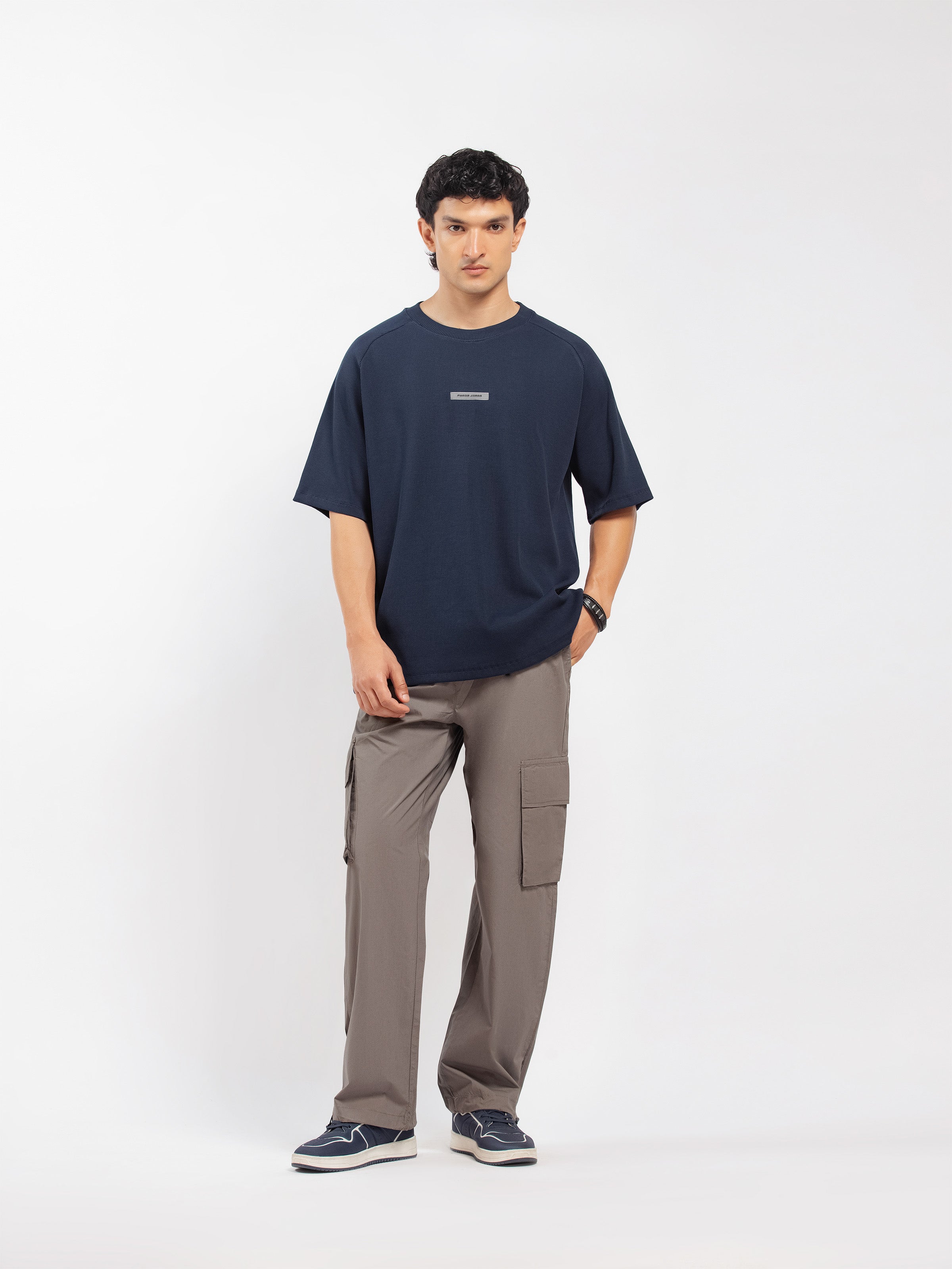 Relaxed Fit Crew Neck Tee - FMTCT5-033