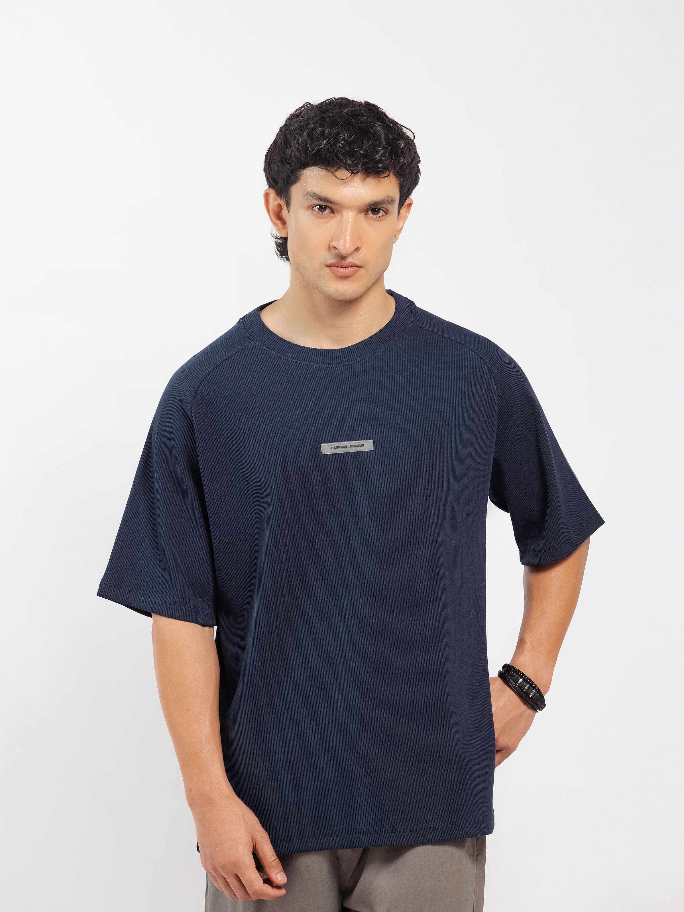 Relaxed Fit Crew Neck Tee - FMTCT5-033