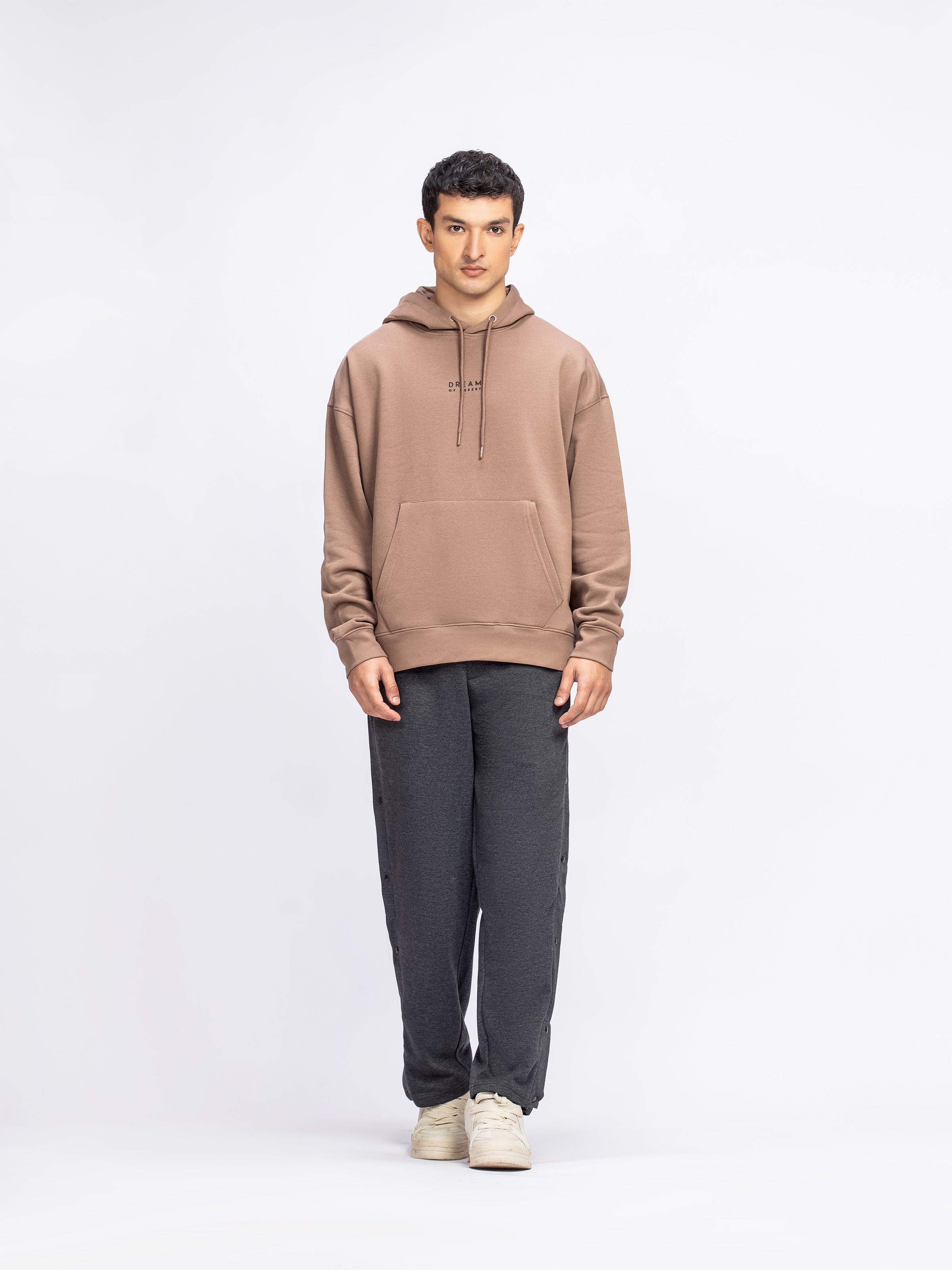 Relaxed Fit Pullover Hoodie - FMTH5-018