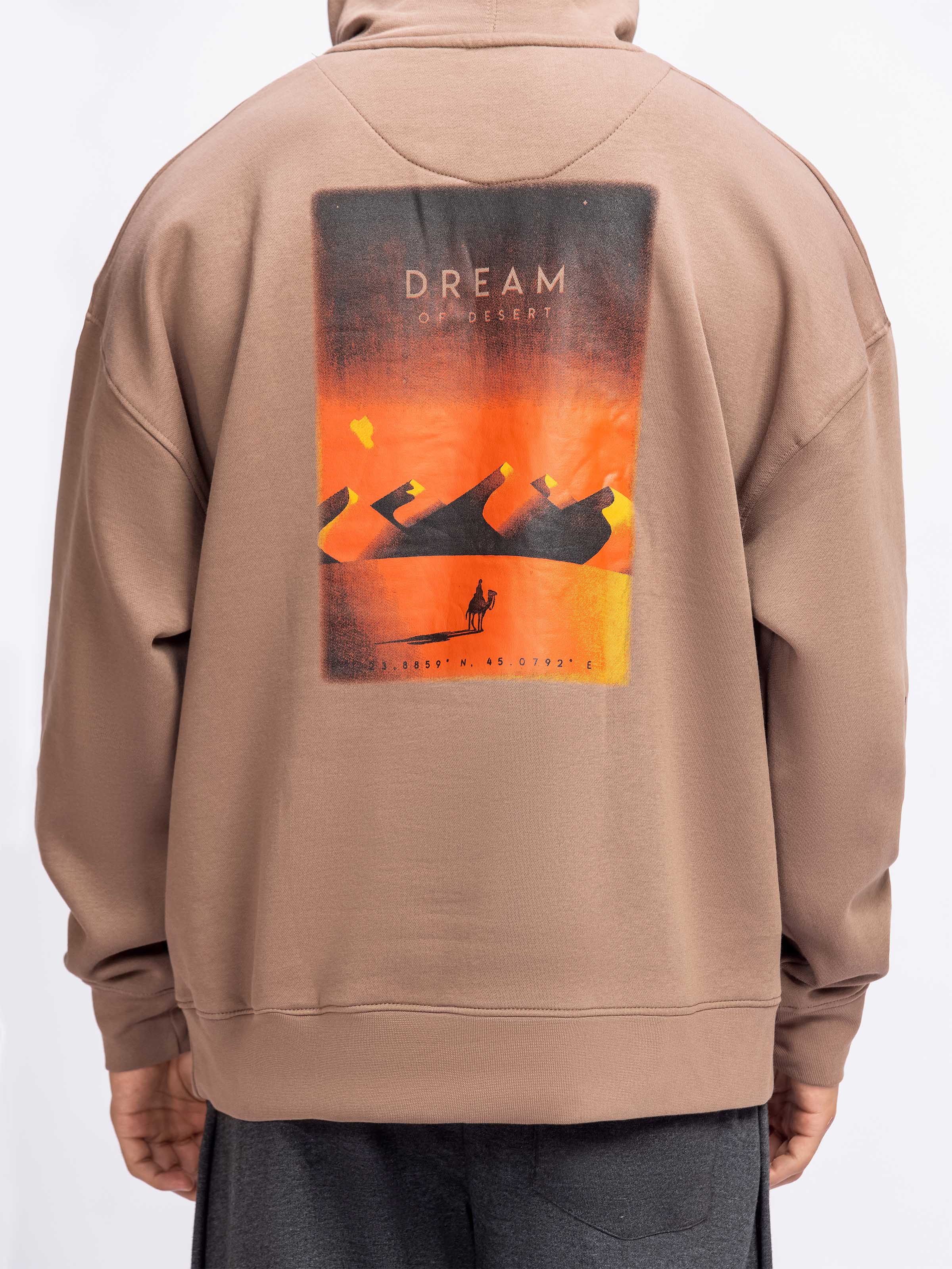 Relaxed Fit Pullover Hoodie - FMTH5-018