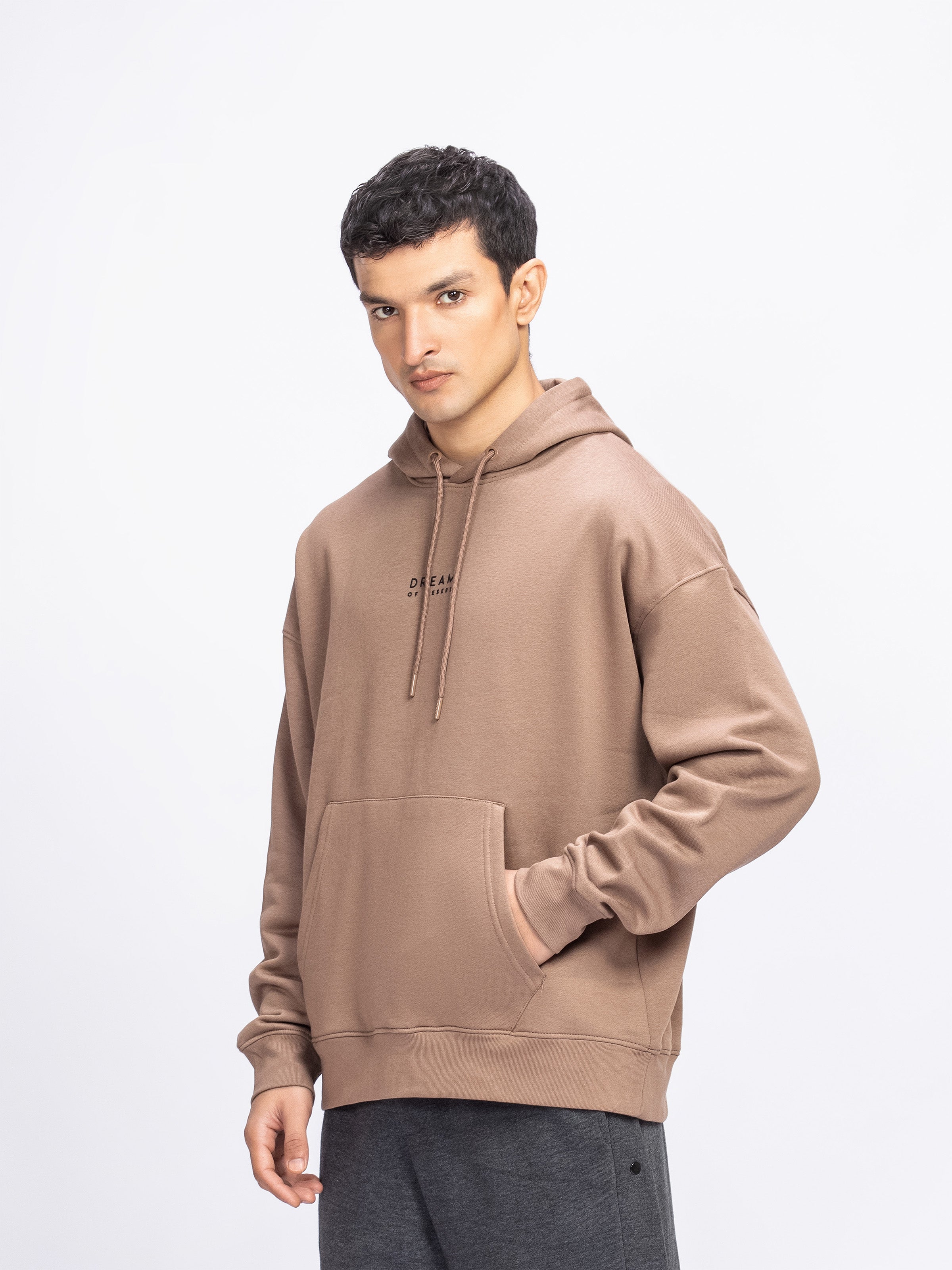 Relaxed Fit Pullover Hoodie - FMTH5-018
