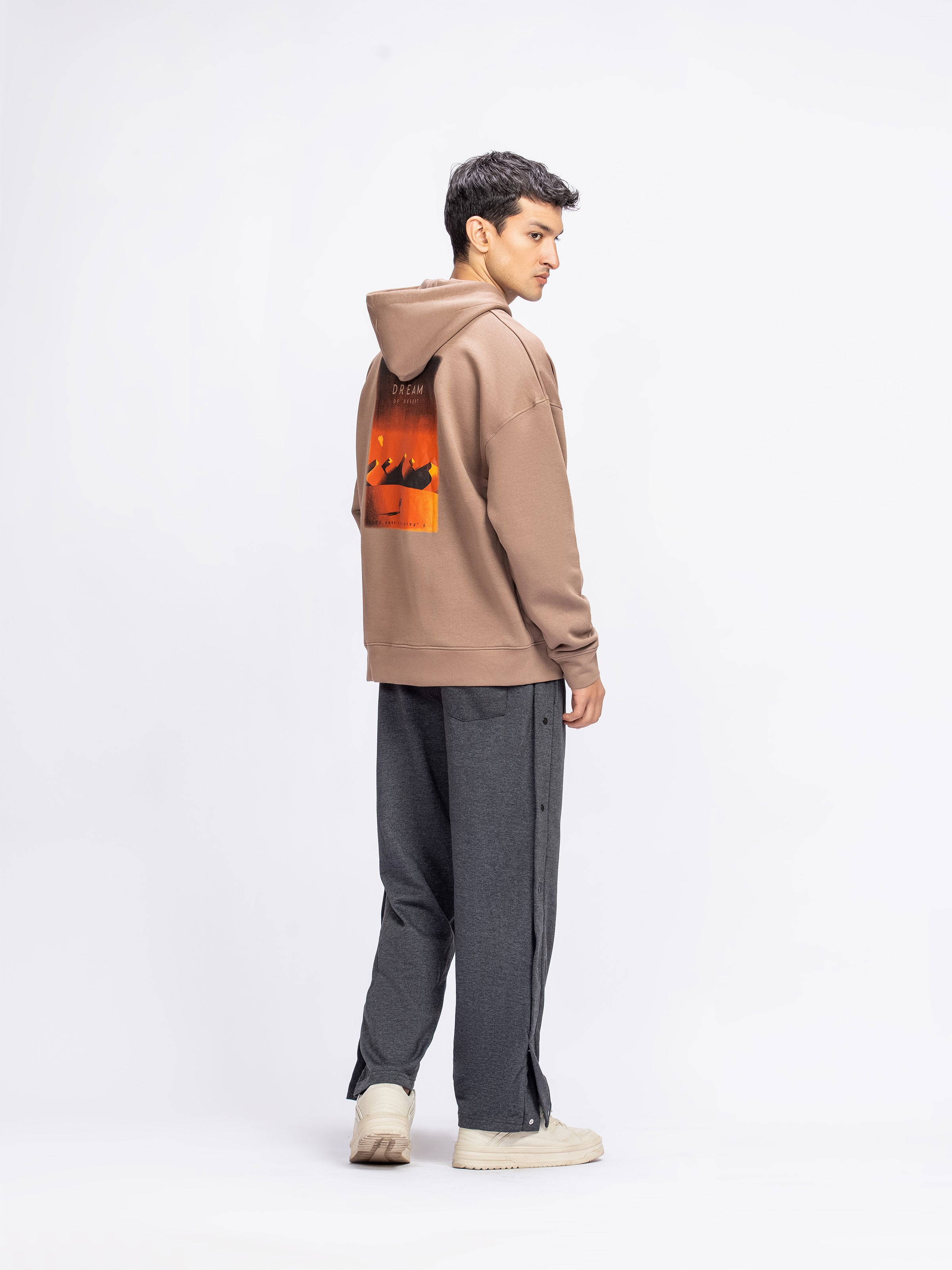 Relaxed Fit Pullover Hoodie - FMTH5-018