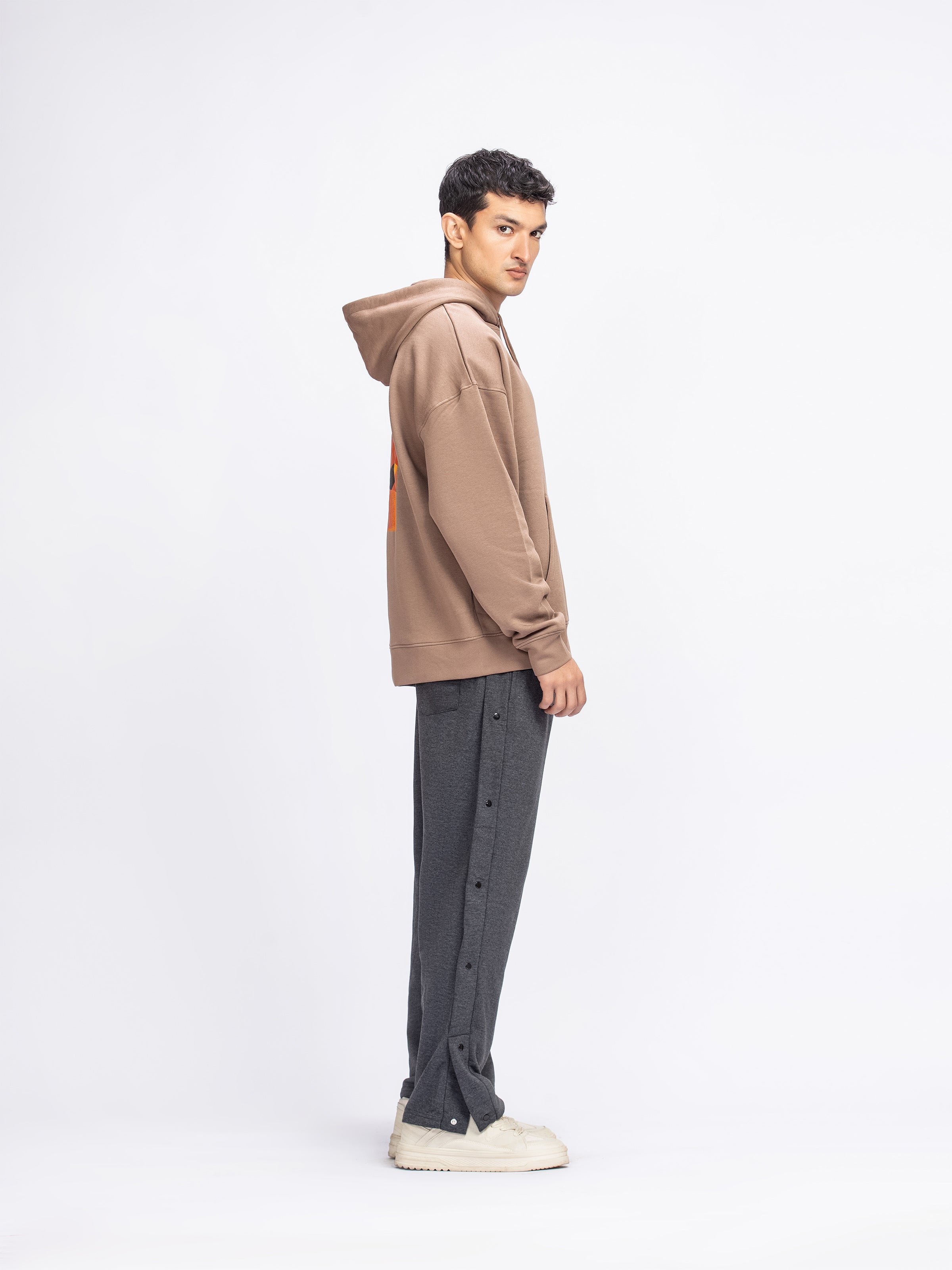 Relaxed Fit Pullover Hoodie - FMTH5-018