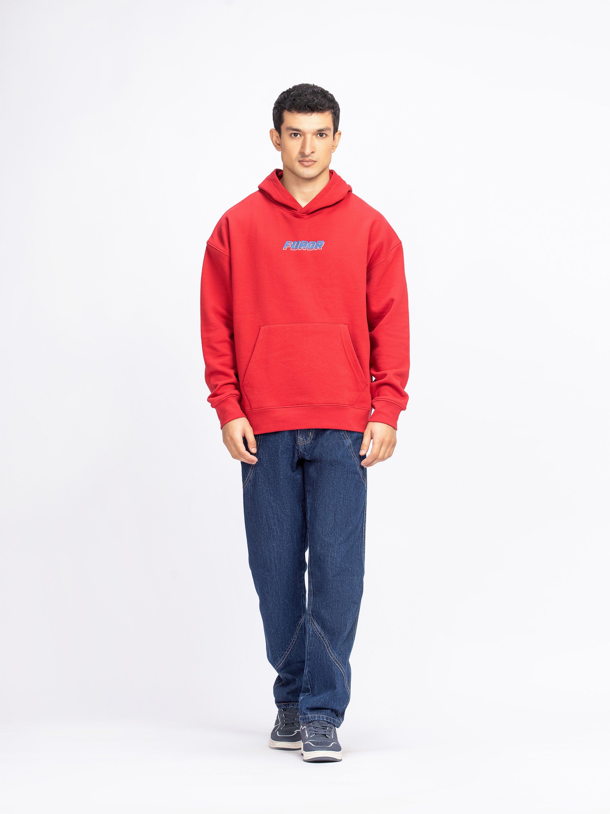 Relaxed Fit Pullover Hoodie - FMTH5-021