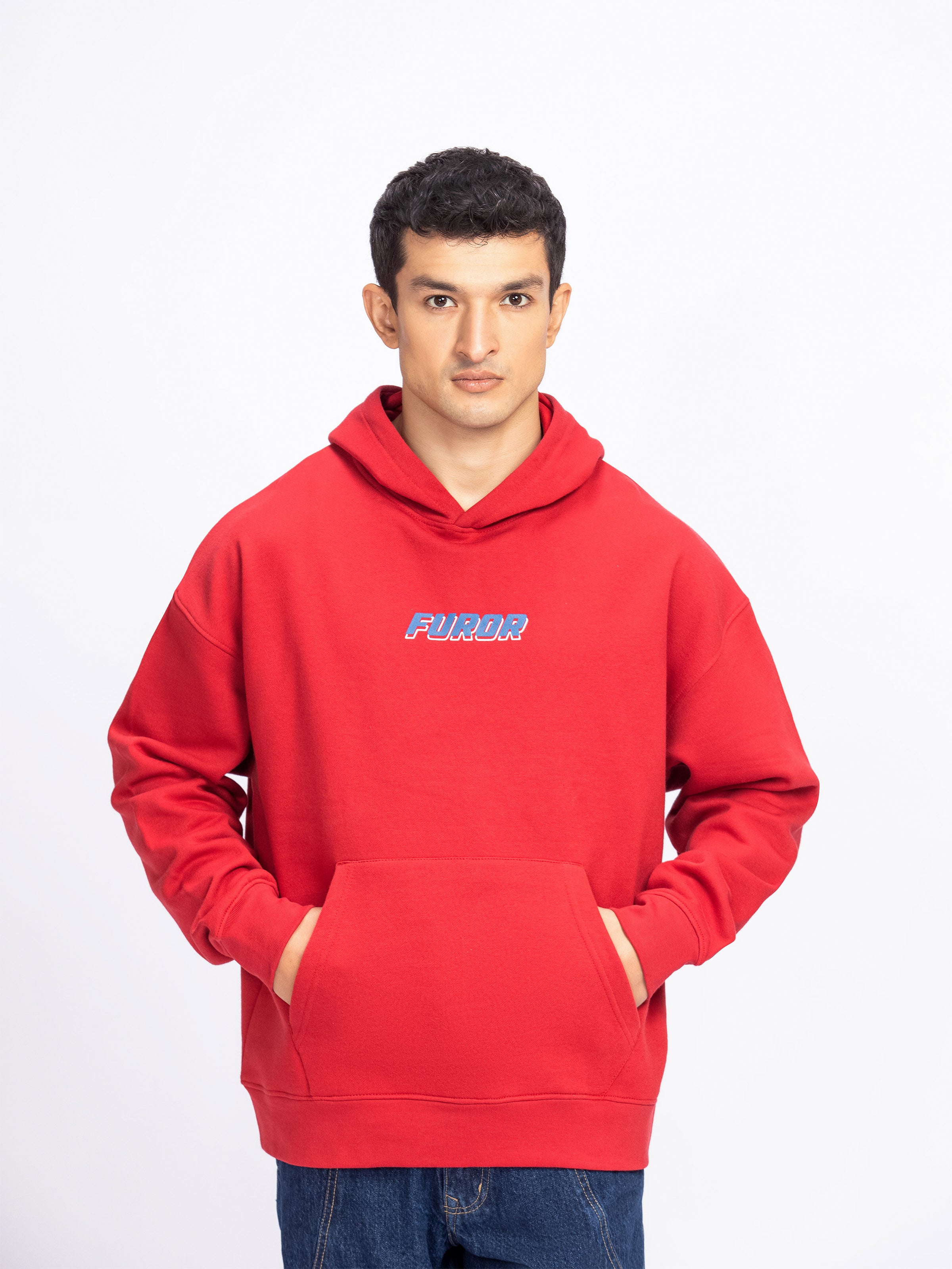 Relaxed Fit Pullover Hoodie - FMTH5-021