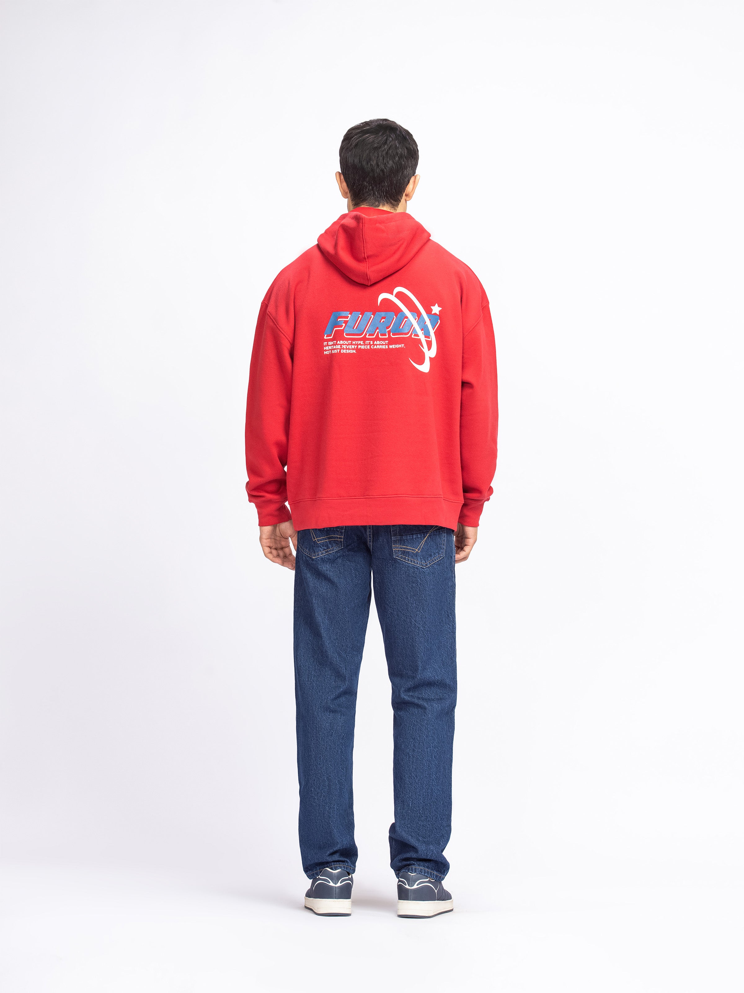 Relaxed Fit Pullover Hoodie - FMTH5-021