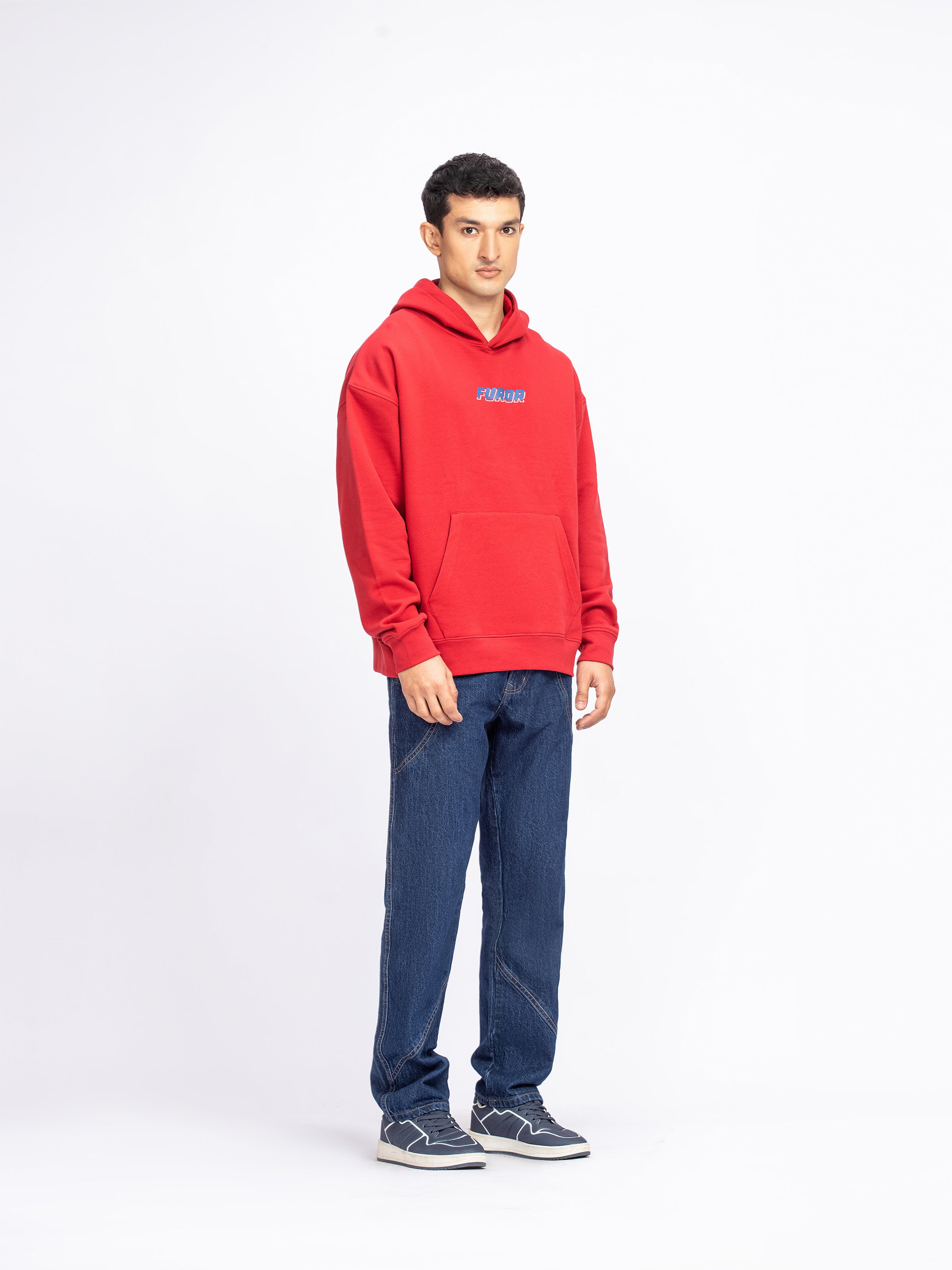 Relaxed Fit Pullover Hoodie - FMTH5-021