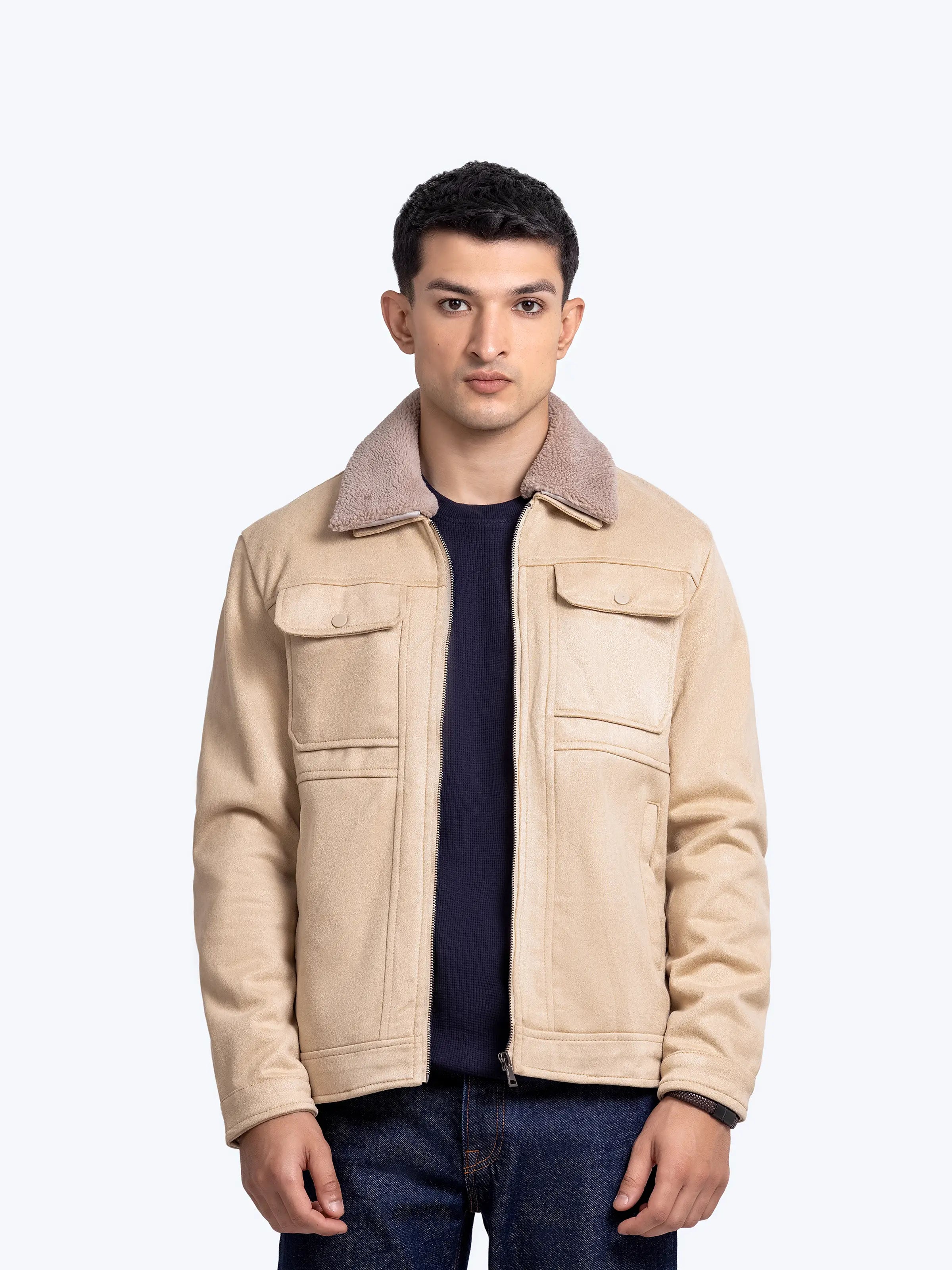 Sherpa Collar Jacket - FMTJ24-035