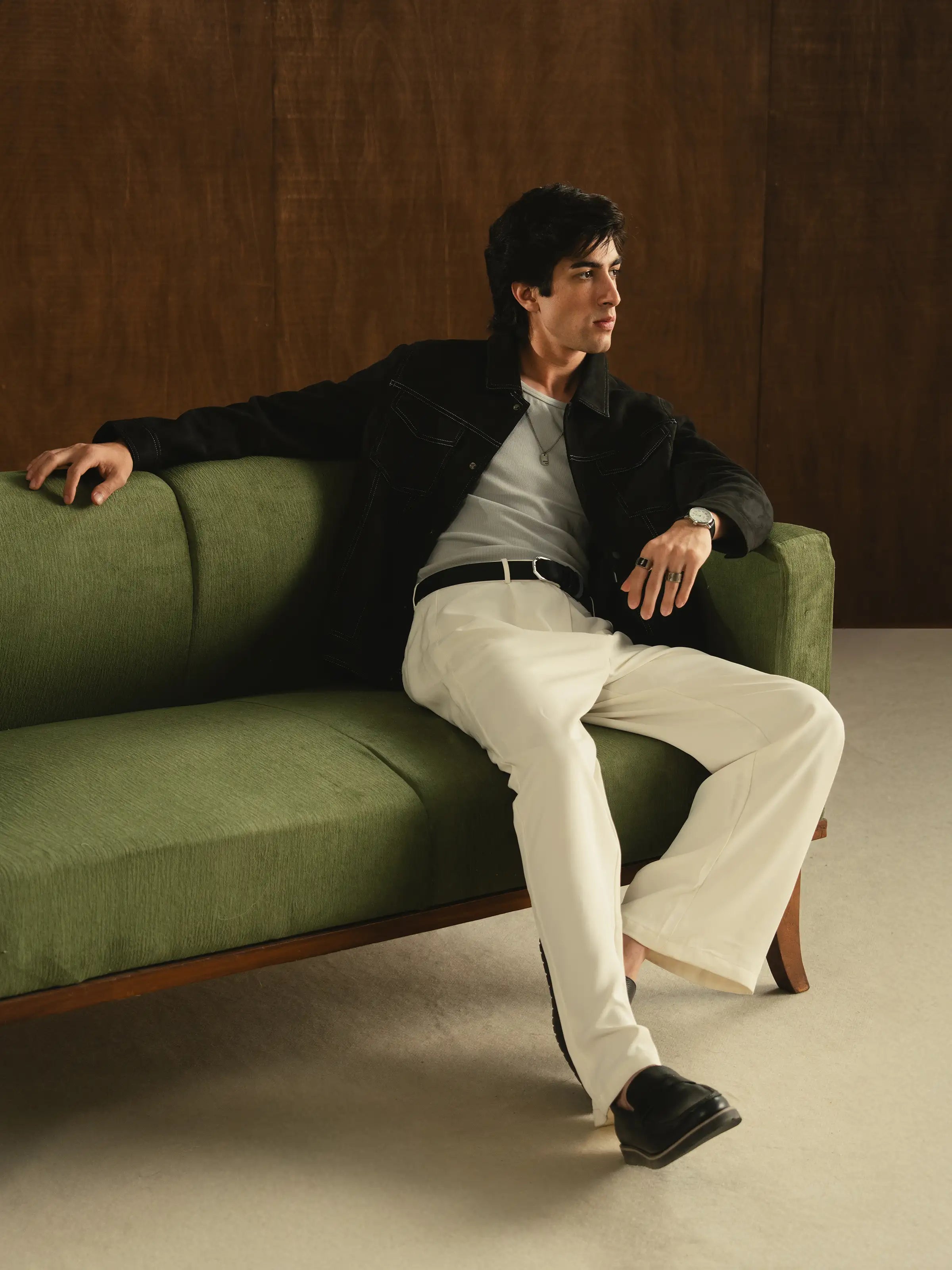 Regular Fit Suede Jacket - FMTJ5-009