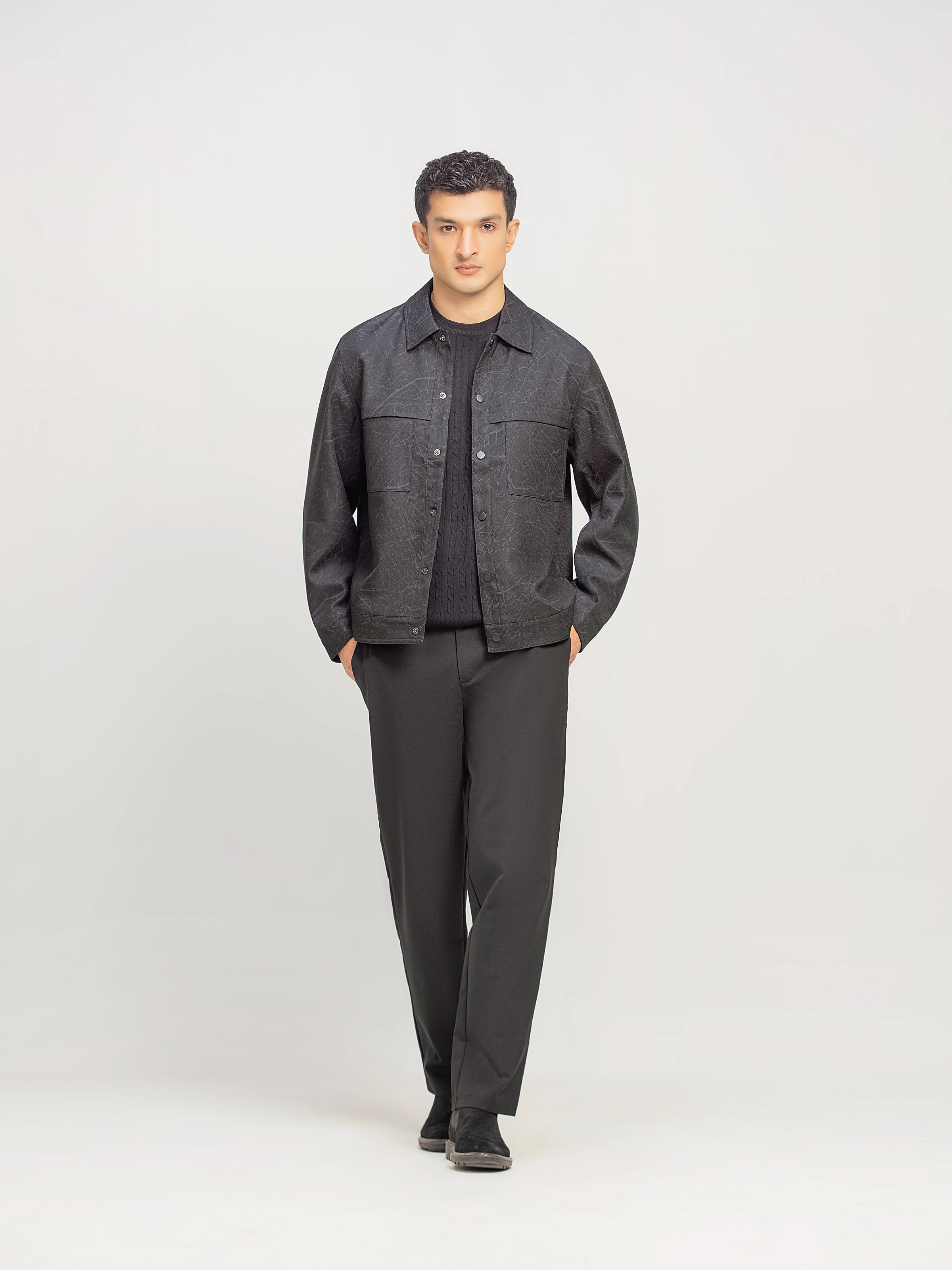 Regular Fit Woven Jacket - FMTJ5-017