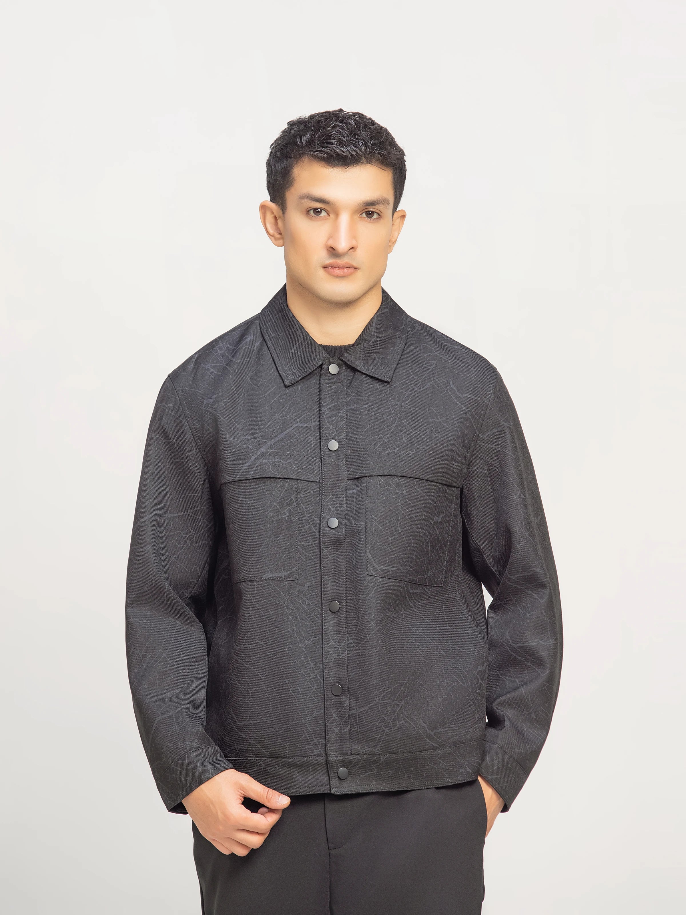 Regular Fit Woven Jacket - FMTJ5-017