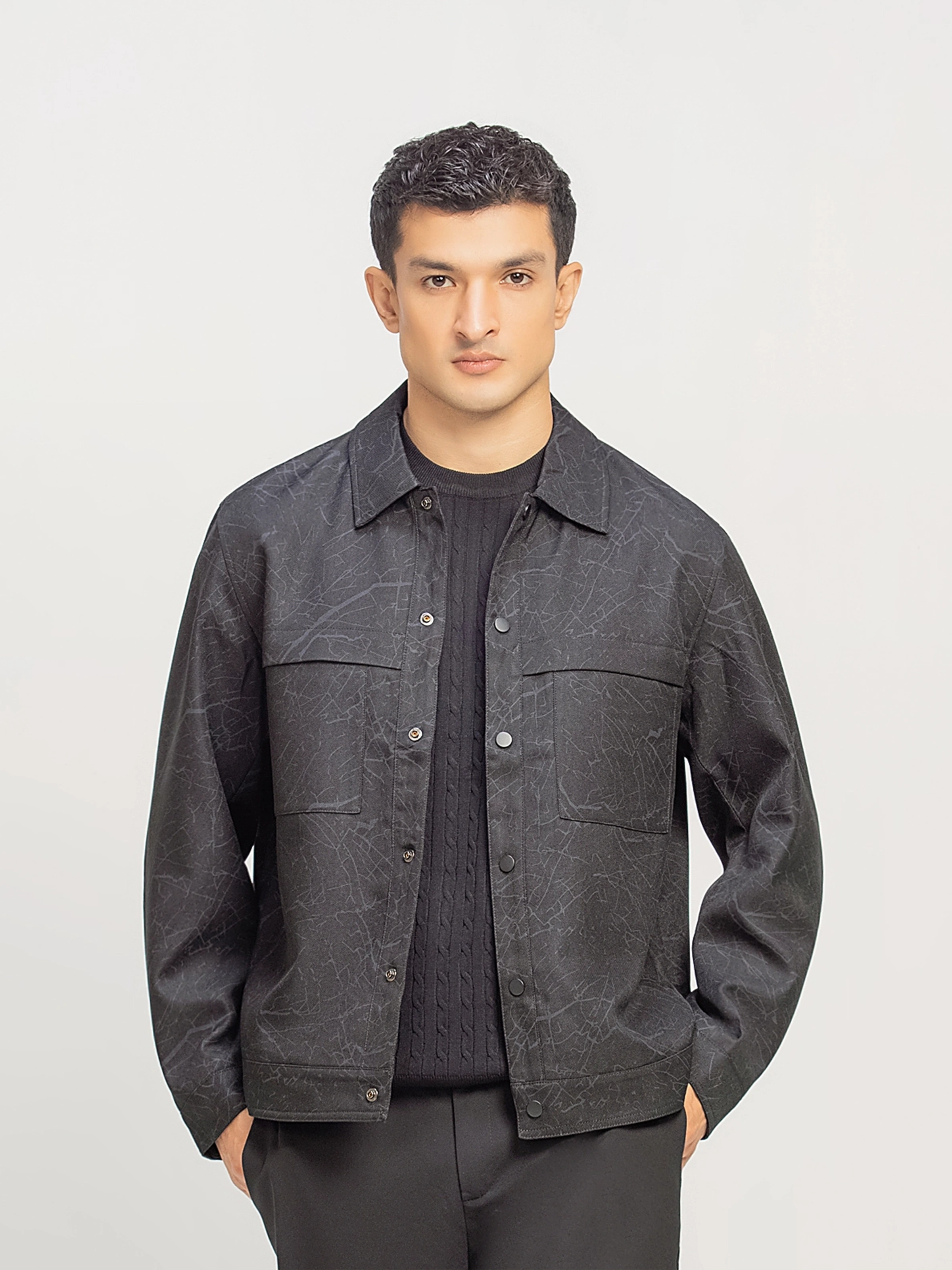 Regular Fit Woven Jacket - FMTJ5-017