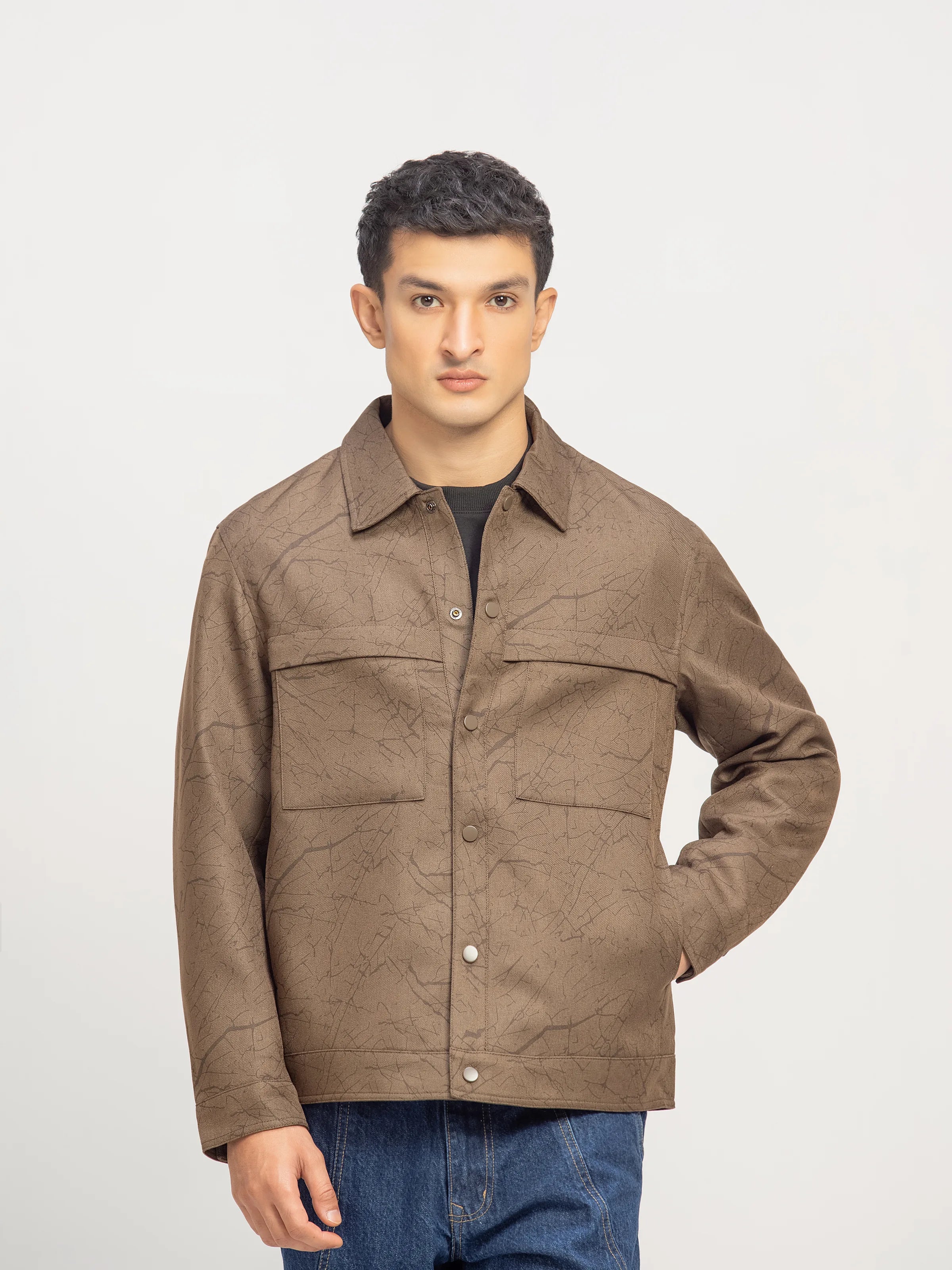 Regular Fit Woven Jacket - FMTJ5-018