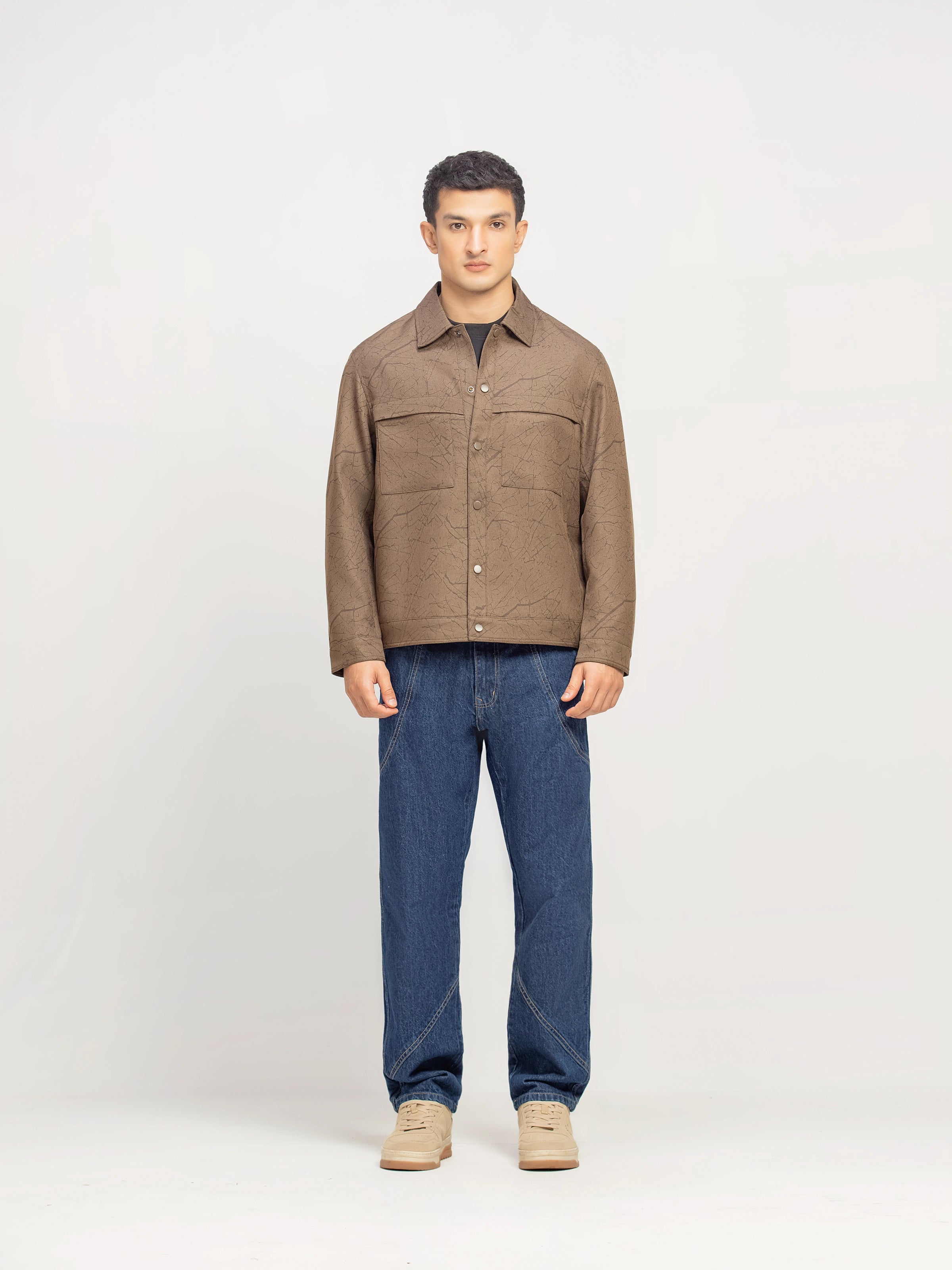 Regular Fit Woven Jacket - FMTJ5-018